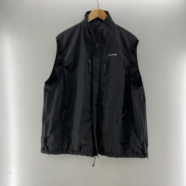 新品未使用 ALOUND VENTILATION NYLON VEST Lサイズ 中古】ALOUND VENTILATION NYLON VEST ブラック サイズL アラウンド[24