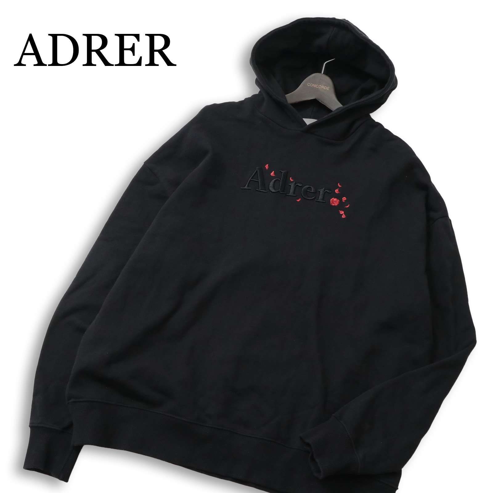 ADRER アドラー 通年 ロゴ刺繍☆ スウェット プルオーバー オーバー 