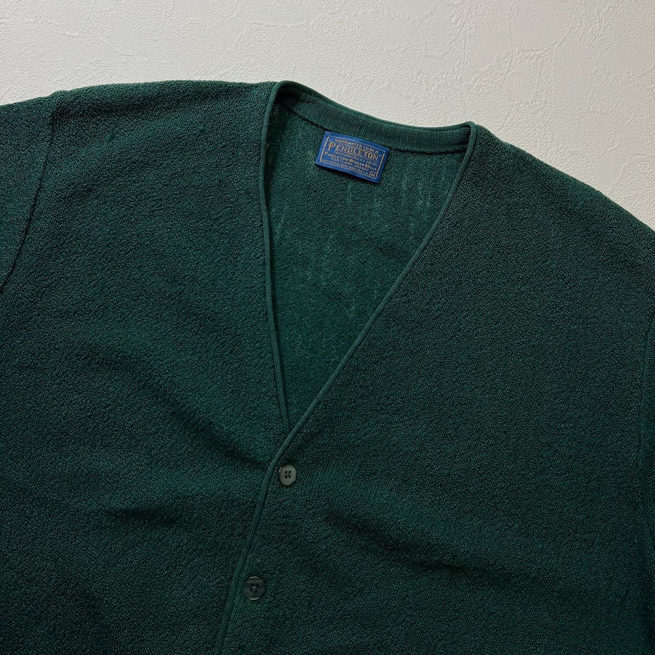 80s USA PENDLETON バージンウール カーディガン ペンドルトン 