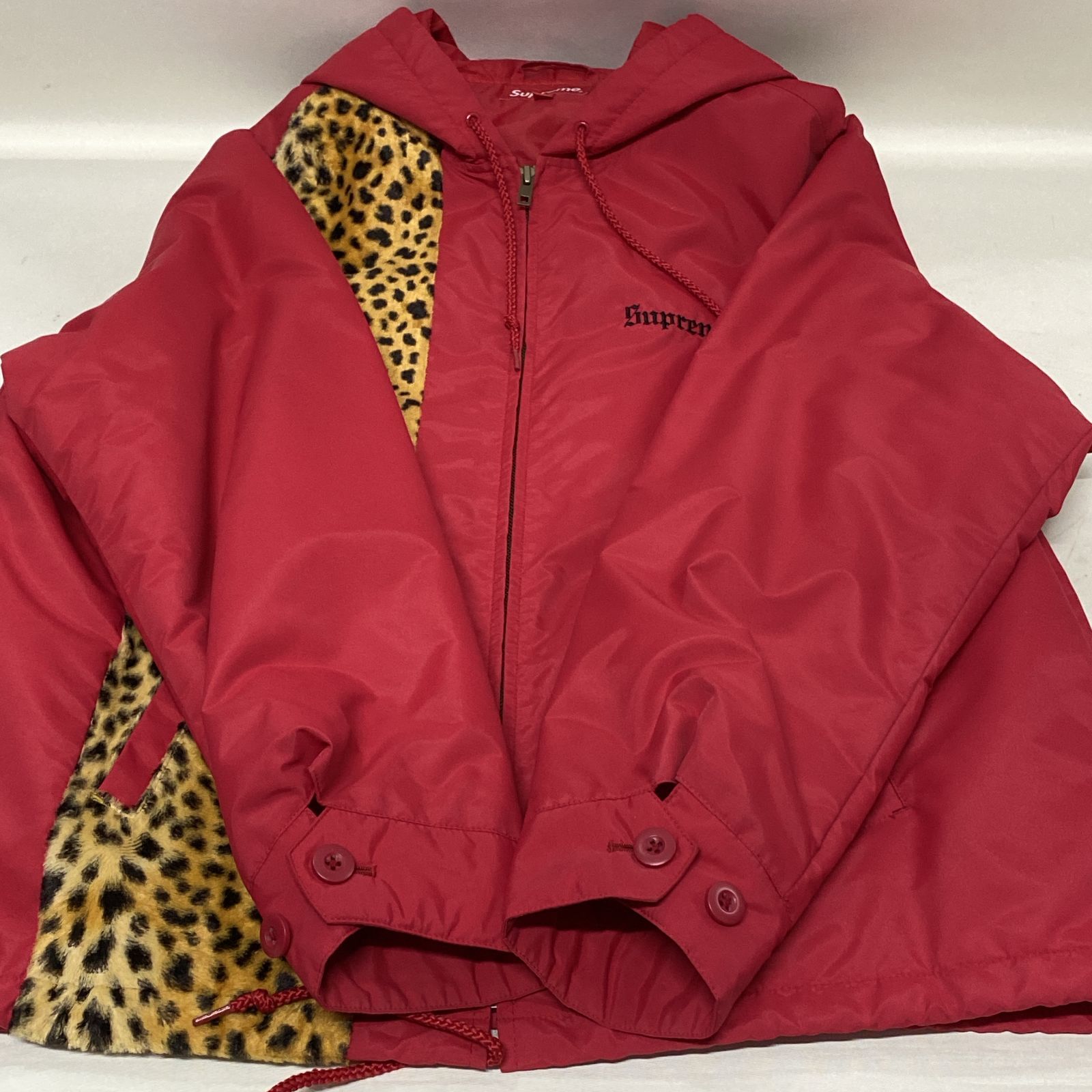 浜館75-2236] [店舗併売品] Supreme 19SS Cheetah Hooded station 