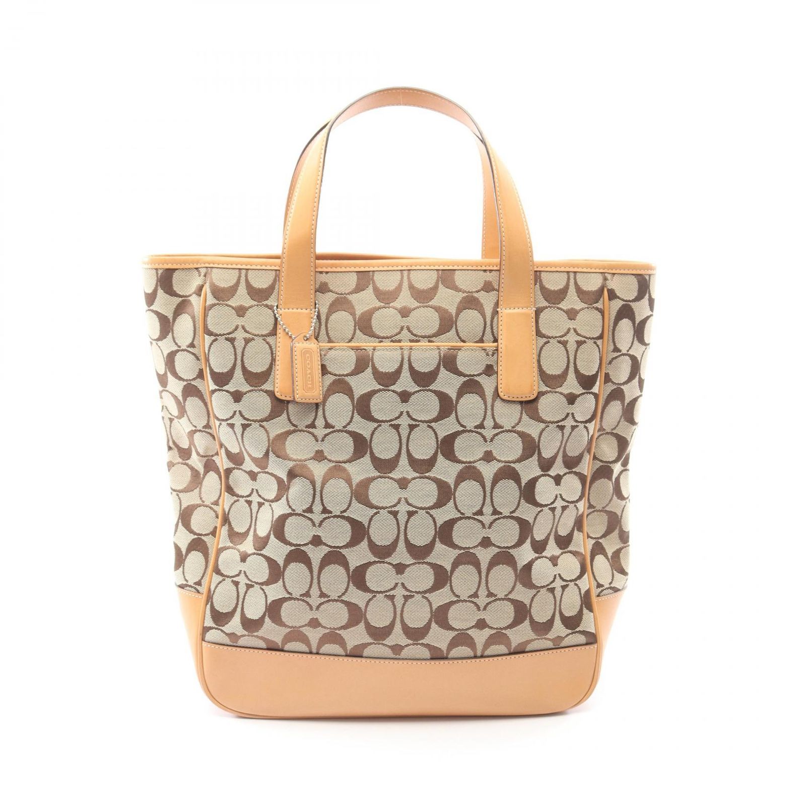 コーチ COACH トートバッグ シグネチャー 6093 ベージュ キャンバス 