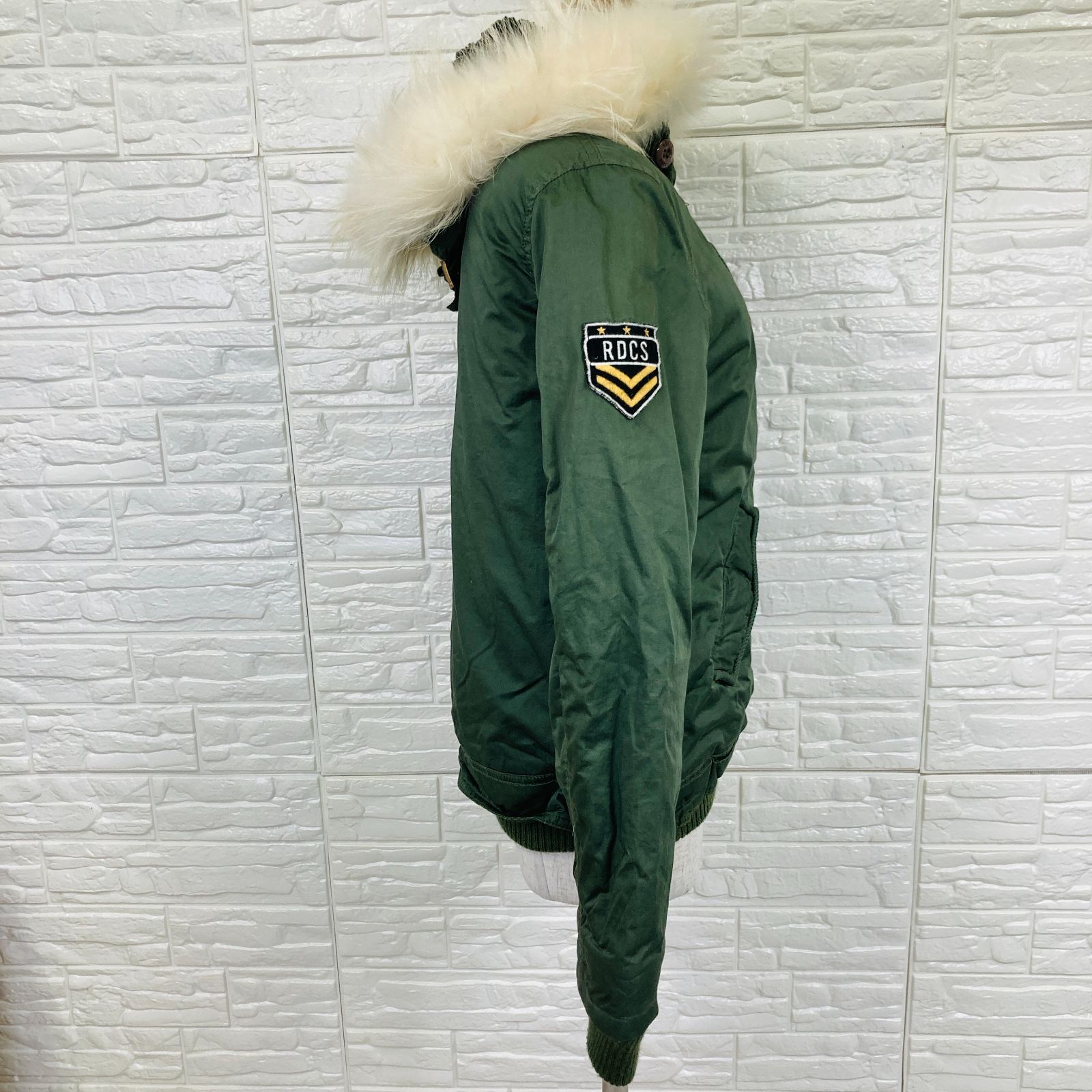 RODEO CROWNS ロデオクラウンズ ダウン ファー フード ミリタリー 