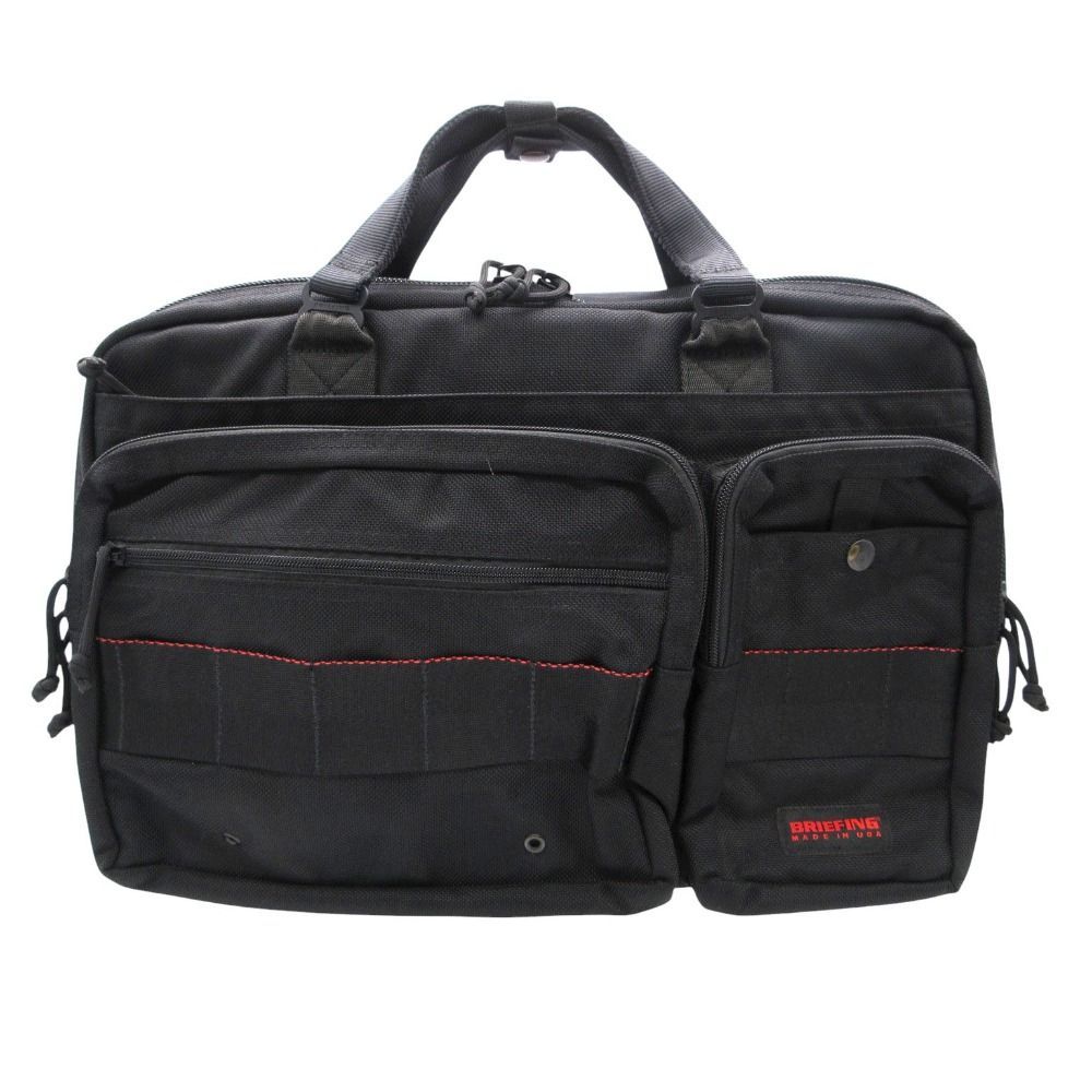 BRIEFING Briefing USA Business Bag Briefcase Document Bag Ballistic Nylon Bag Black Black Mens [Used]