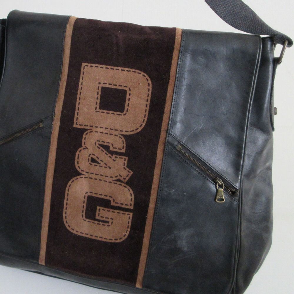 D&G DOLCE&GABBANA ドルチェアンドガッバーナ ロゴ レザー