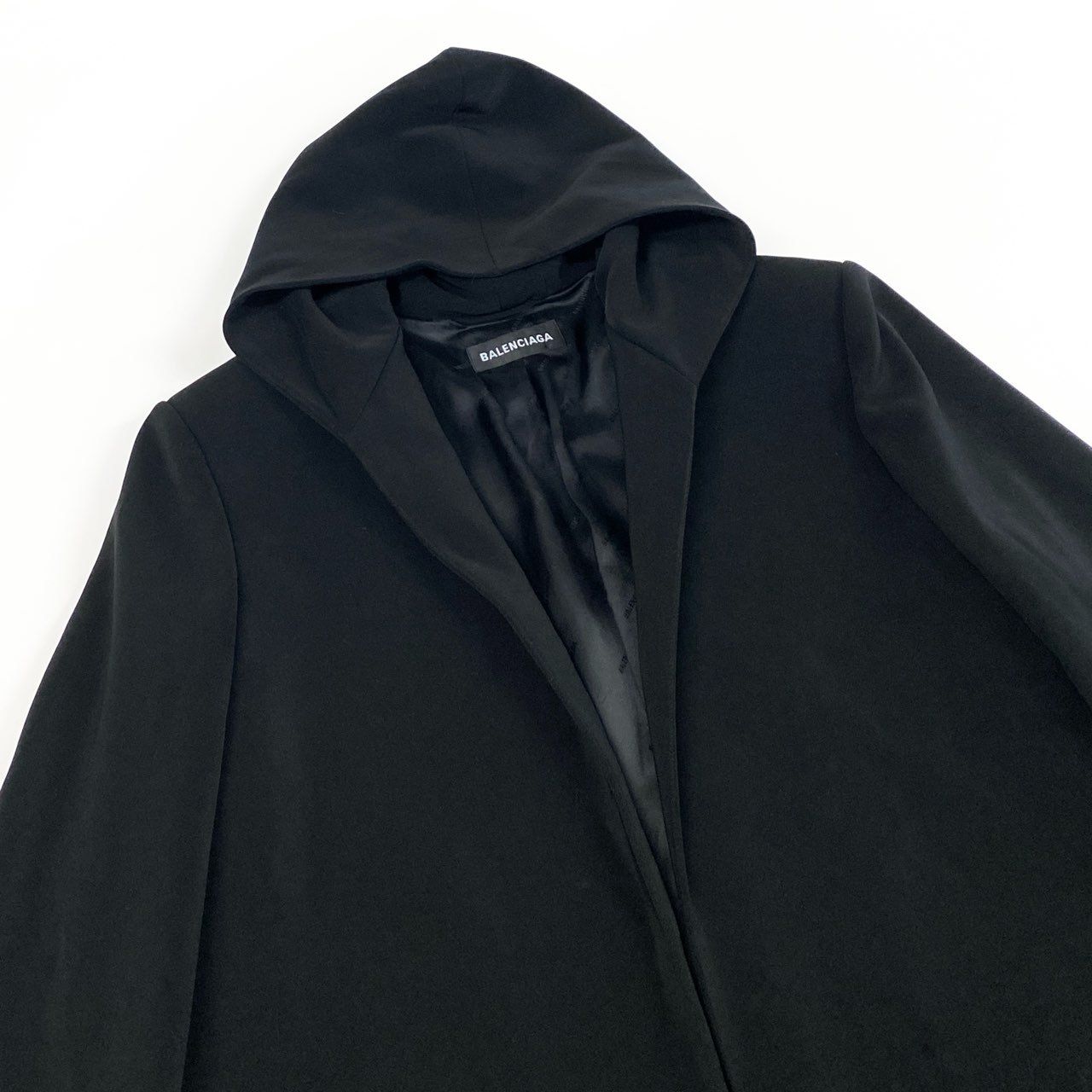 Mc18 BALENCIAGA バレンシアガ 2020年 フーデット ロングコート ローブ 