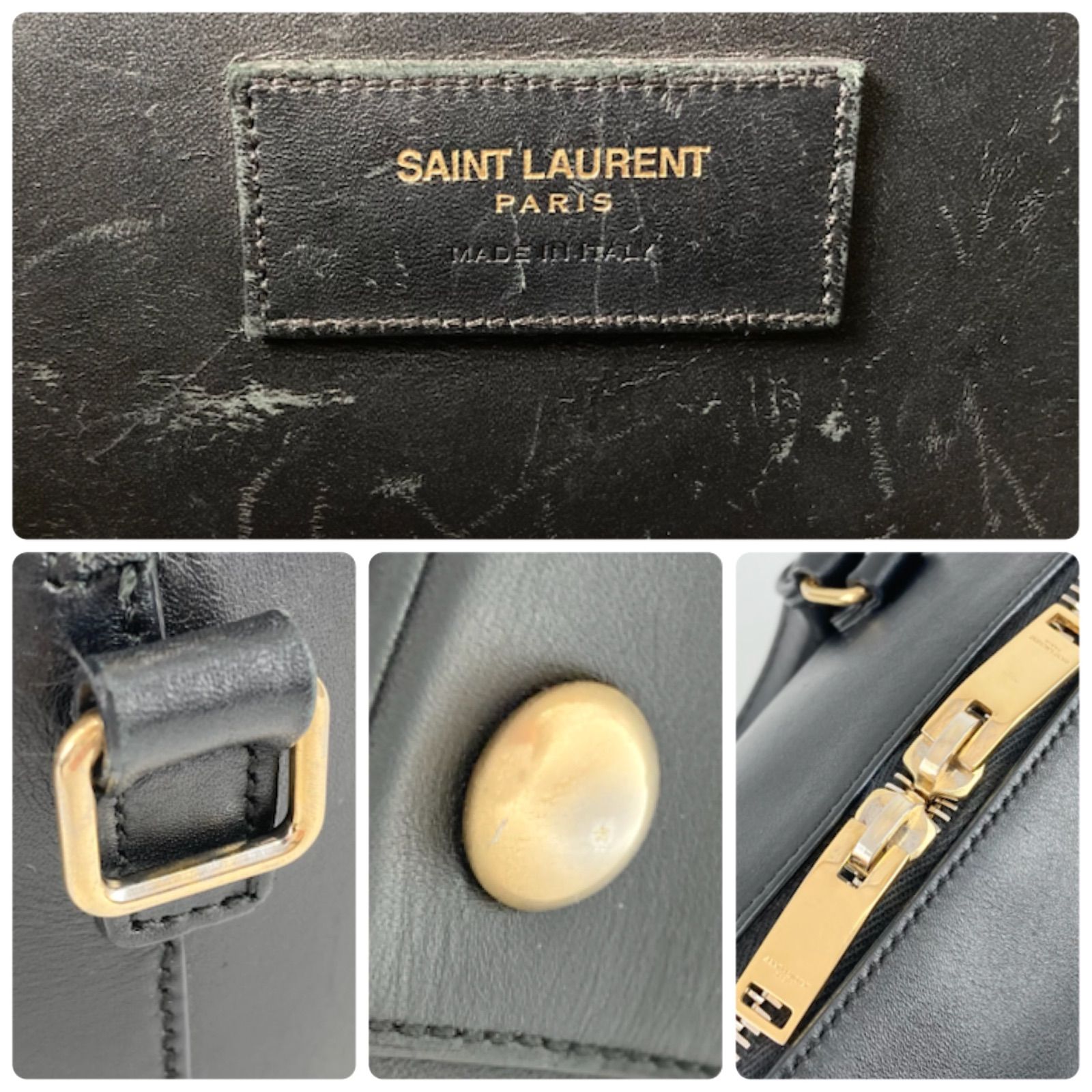 SAINT LAURENT サンローラン ベイビーダッフル ハンドバッグ 