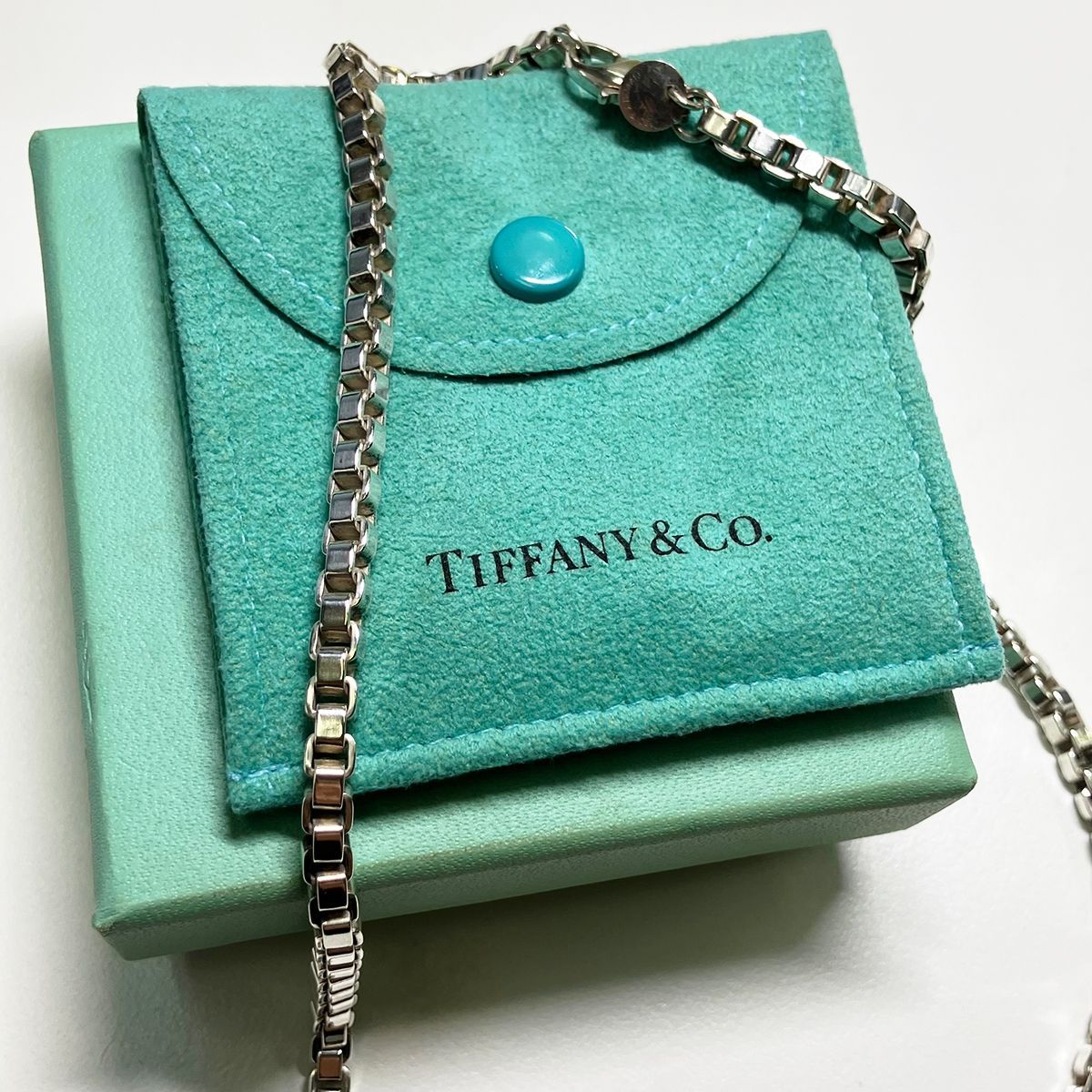 TIFFANY&Co. ティファニー ベネチアン ネックレス 925 - メルカリ