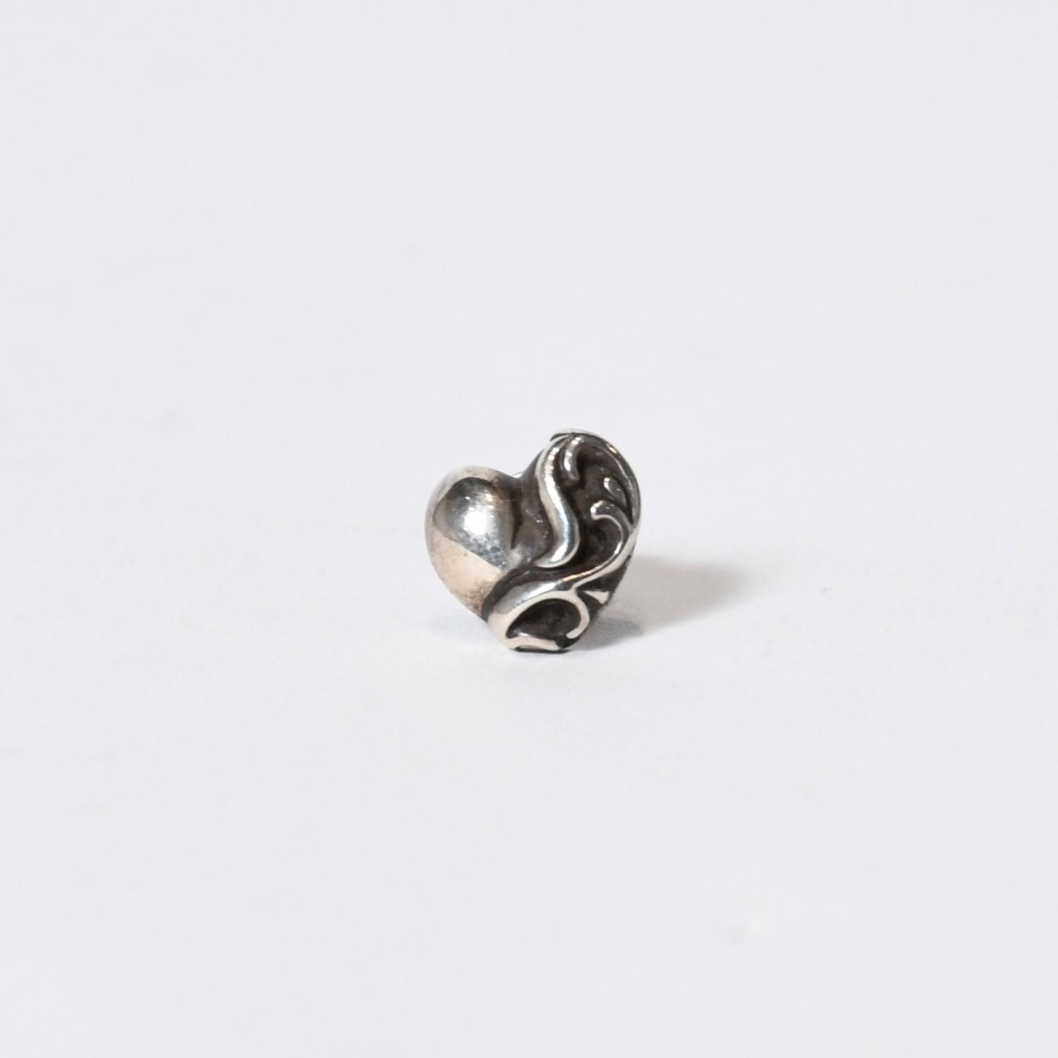 CHROME HEARTS クロムハーツ ハート スタッド ピアス シルバー925 