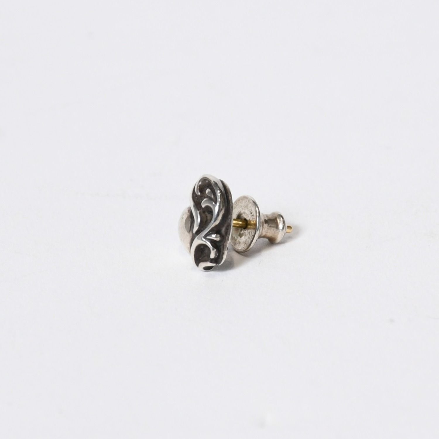 CHROME HEARTS クロムハーツ ハート スタッド ピアス シルバー925