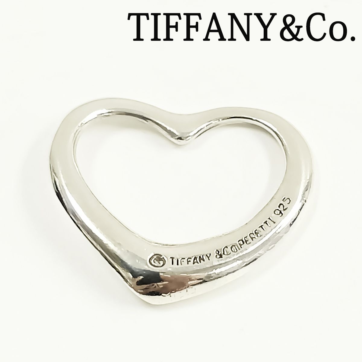 TIFFANY&Co. ティファニー オープンハート ネックレストップ 925 