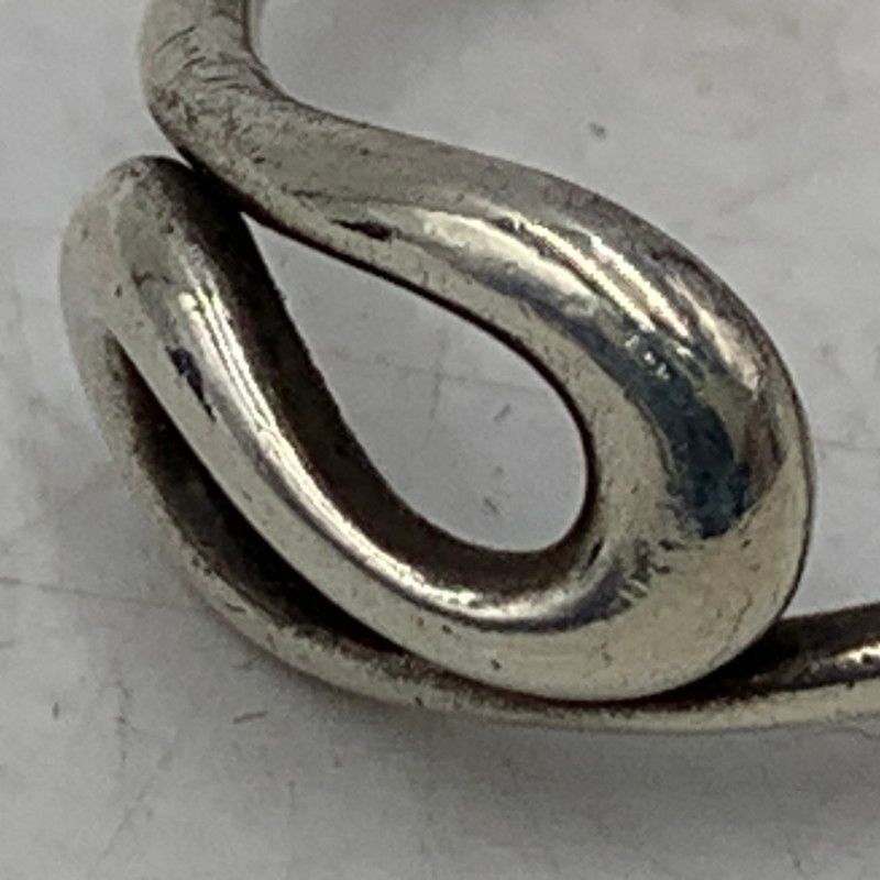 中古品】 OLD TIFFANY オールド ティファニー SV925 OPEN WAVE RING