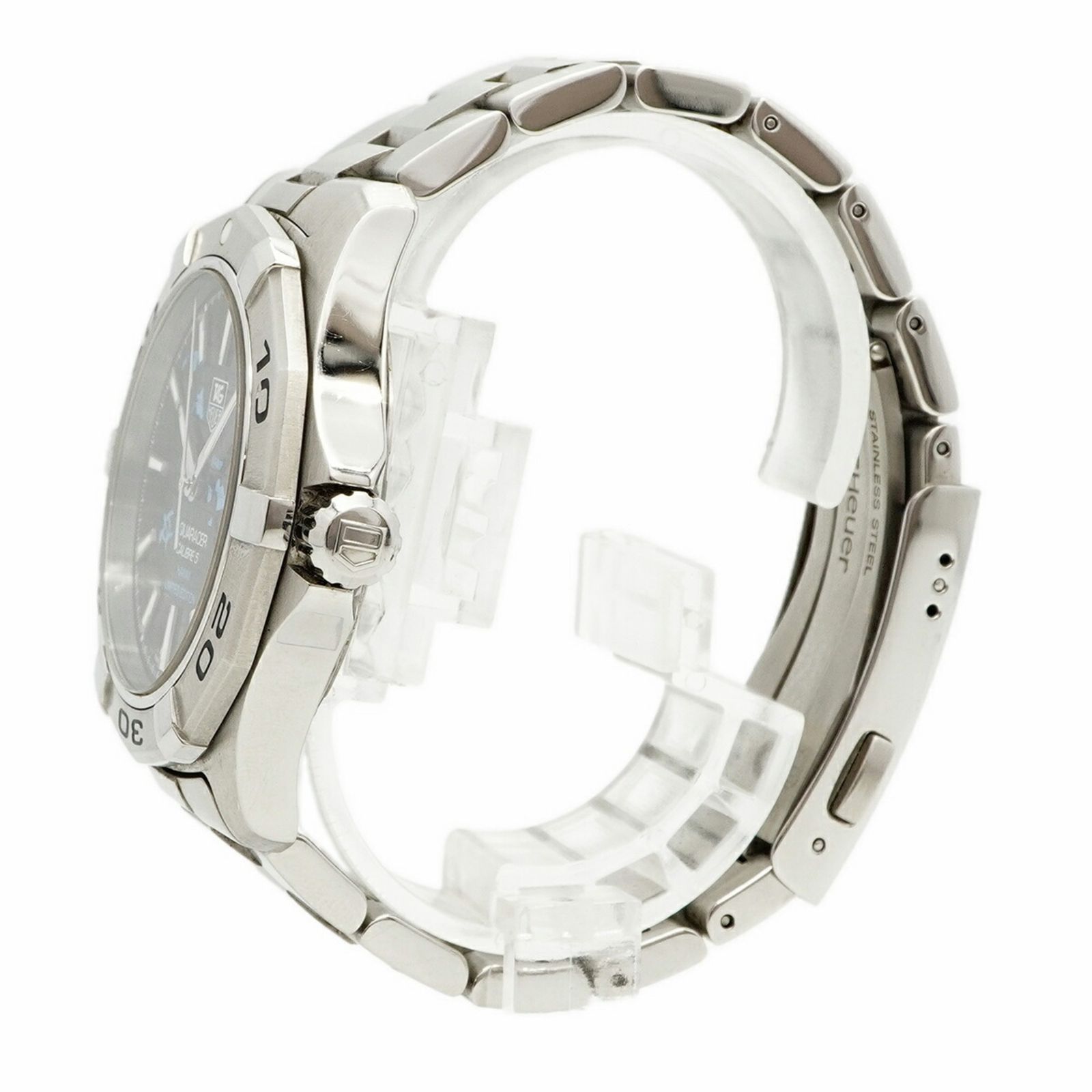 ネイビー文字盤腕時計