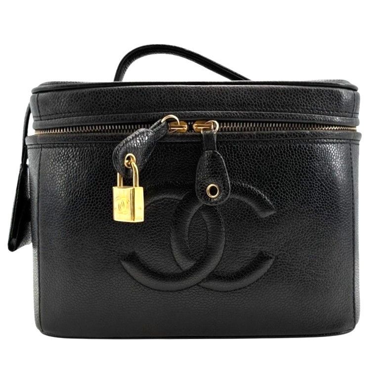 CHANEL シャネル 中古品 USED-B A06329 ココマーク キャビアスキン