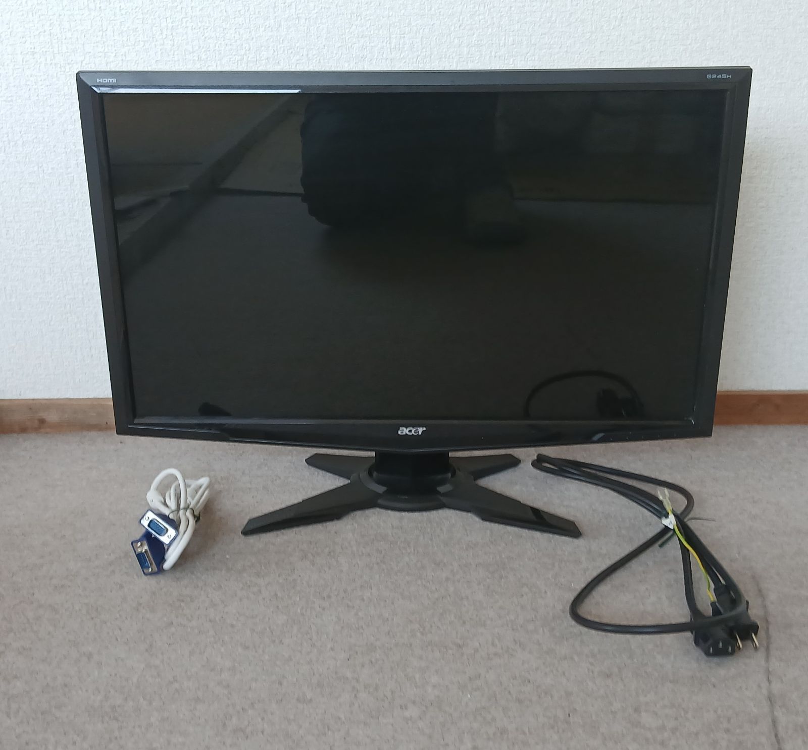 acer 液晶モニター 24インチ G245H 中古 - メルカリ