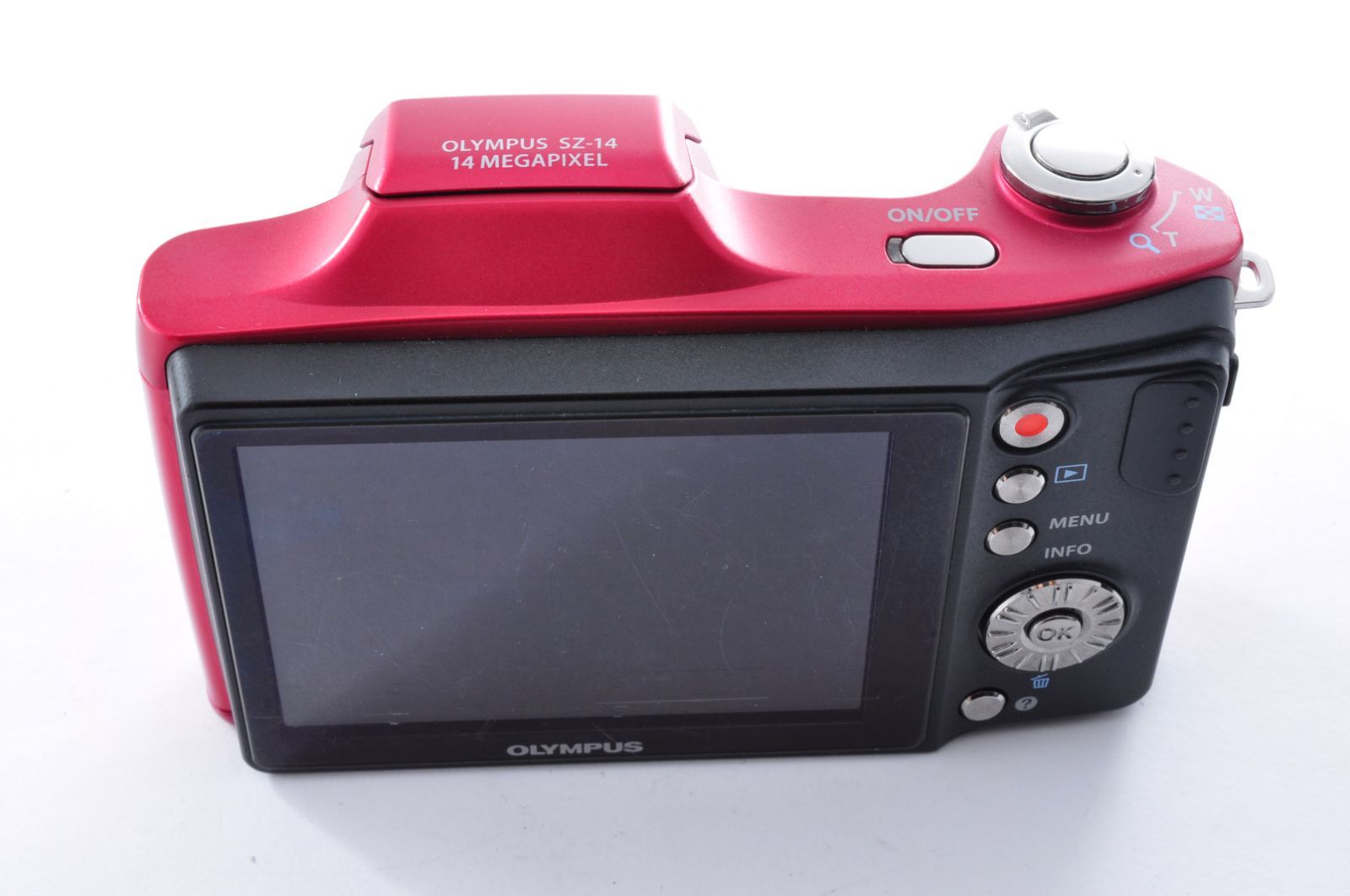 OLYMPUS SZ-14 DIGITAL Camera レッド デジカメ デジタルカメラ 