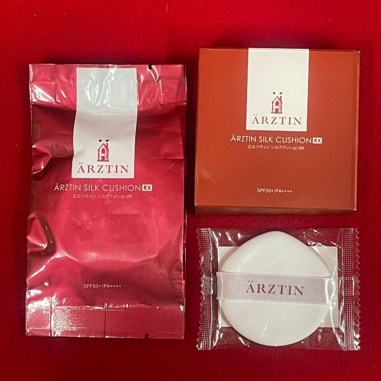 ベースメイク エルツティン SILK CUSHION RX リフィル3点セット
