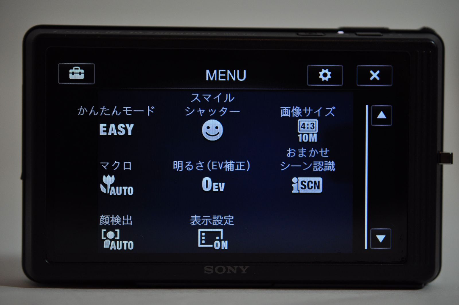 SONY Cyber-shot DSC-TX7 DIGITAL Camera ダークブルー デジカメ