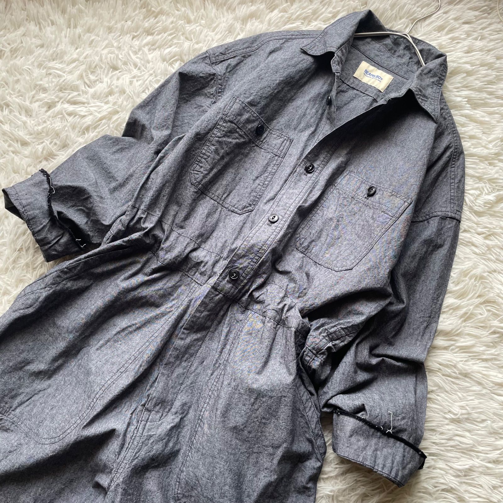 未使用級 極美品 BEAMS BOY ビームスボーイ 2025SS シャンブレー 