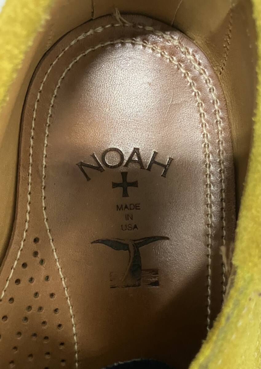 メンズ NOAH ノア デッキシューズ モカシン 切替 スエード マルチ
