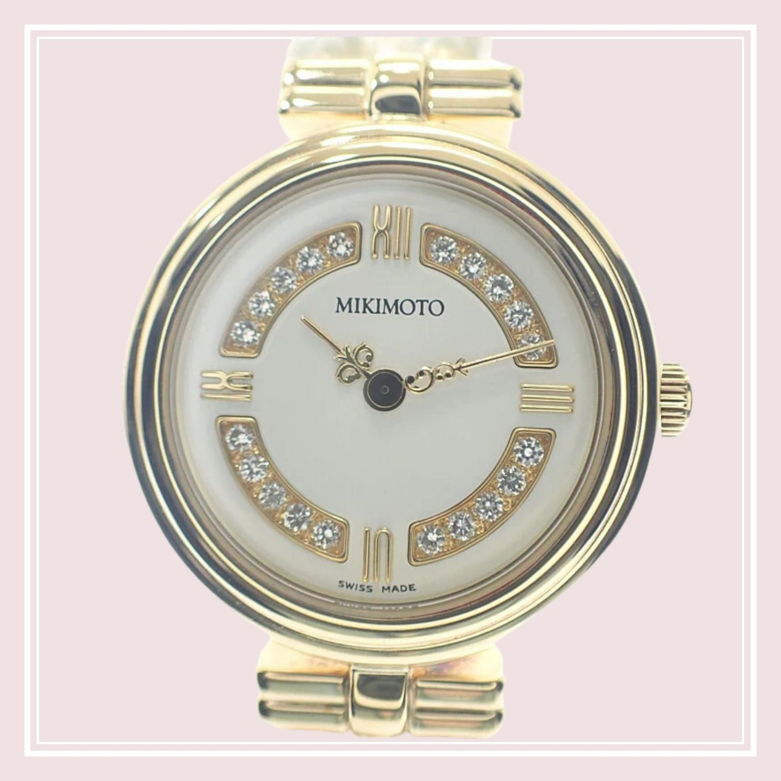 MIKIMOTO】ミキモト MIKIMOTO パールウォッチ パールブレスレット