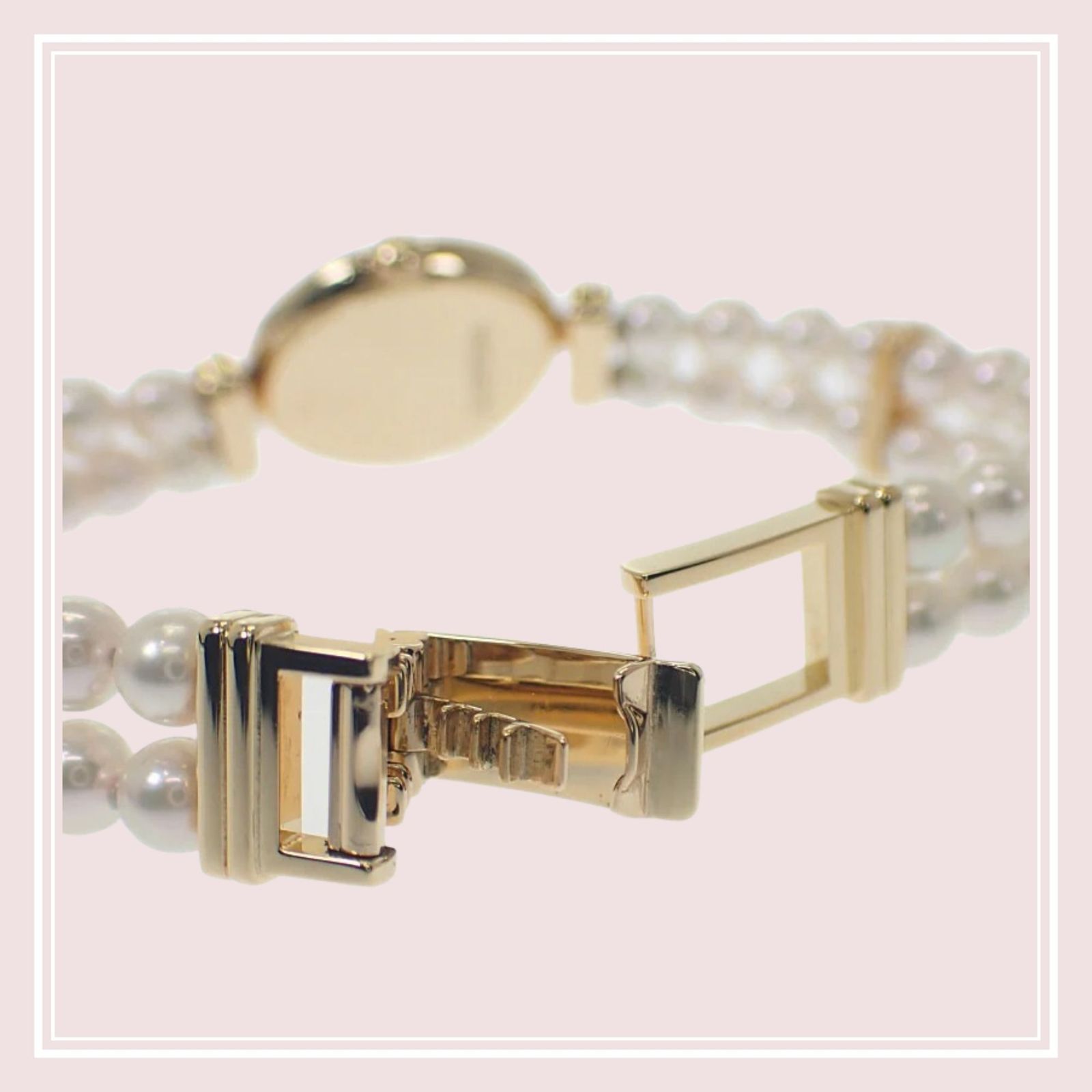 ミキモト MIKIMOTO パールウォッチ パールブレスレット レディース