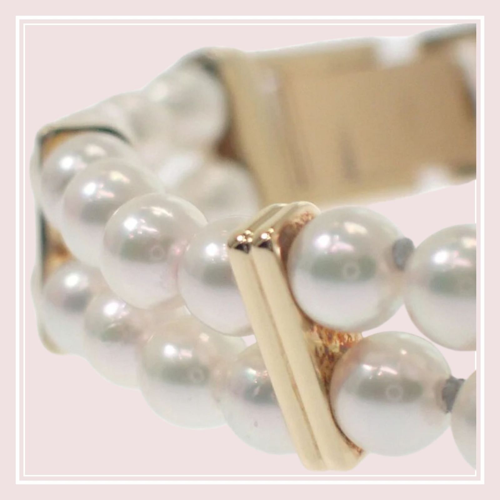 ミキモト MIKIMOTO パールウォッチ パールブレスレット レディース