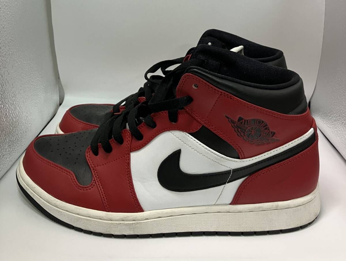 メンズ NIKE ナイキ スニーカー AIR JORDAN 1 MID CHICAGO BLACK