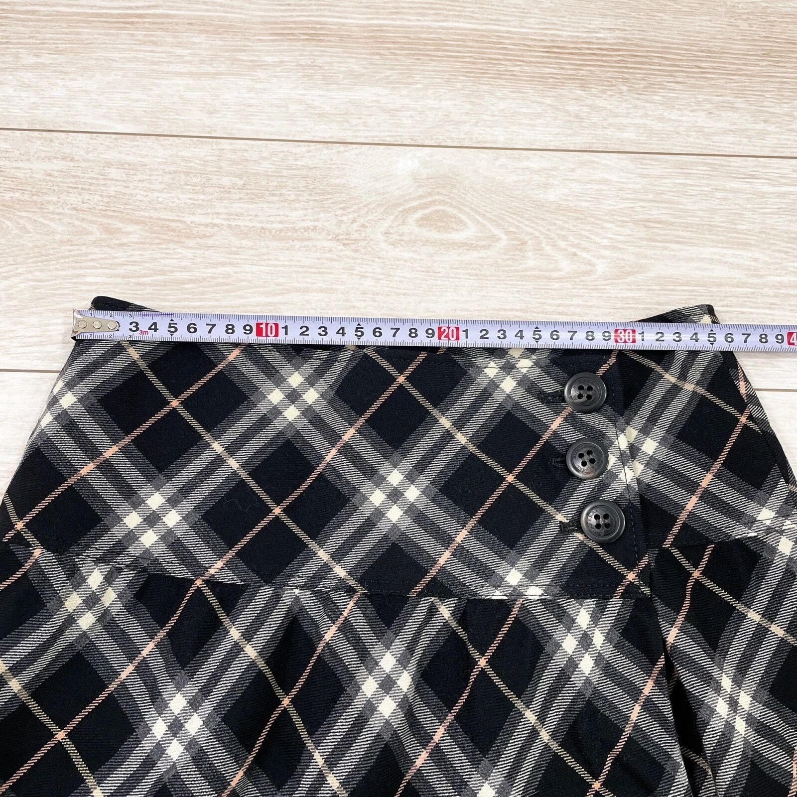 BURBERRY BLUE LABEL バーバリーブルーレーベル ノバチェック ラップ 