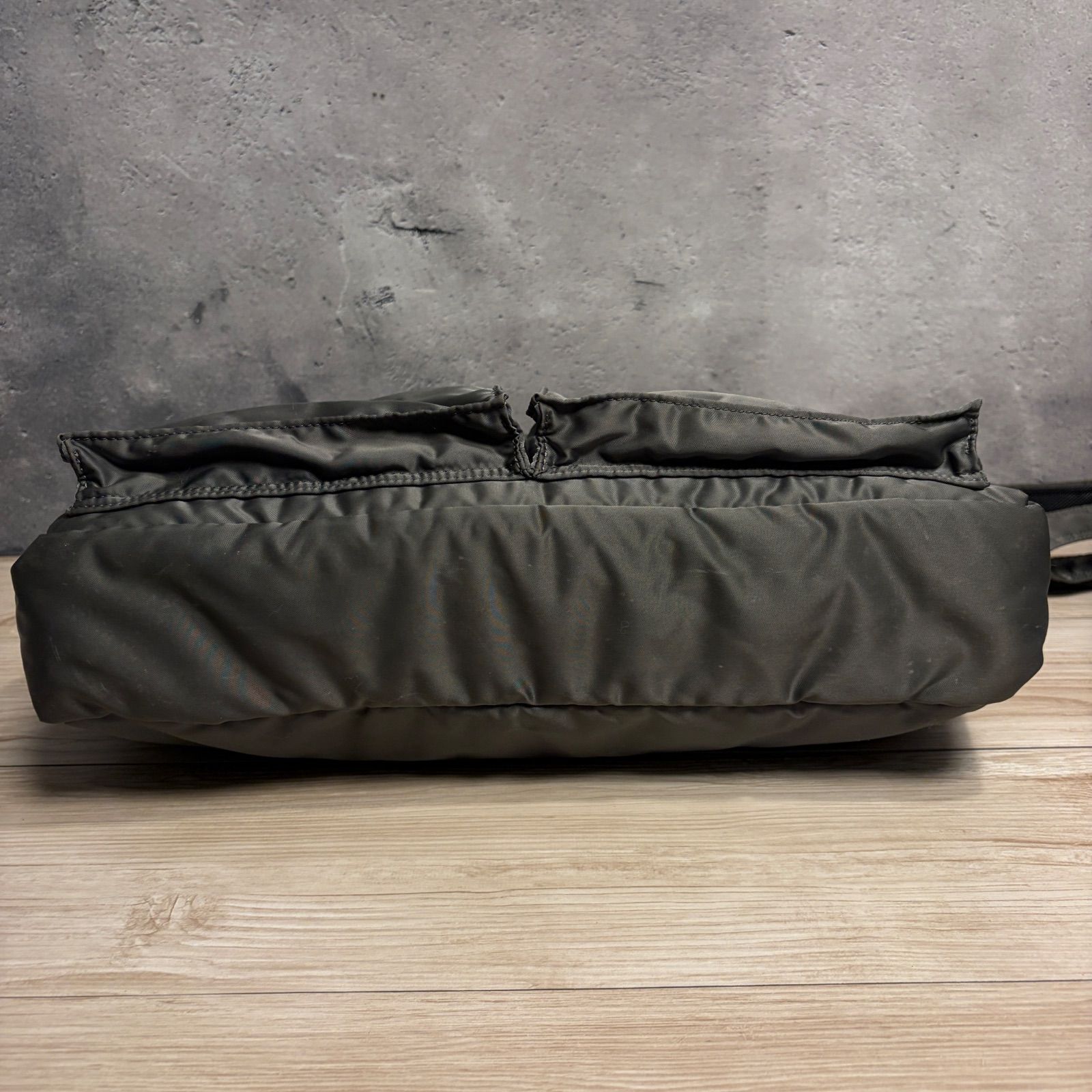 PORTER タンカー 2way シルバーグレー 旧ファスナー ビジネスバッグ