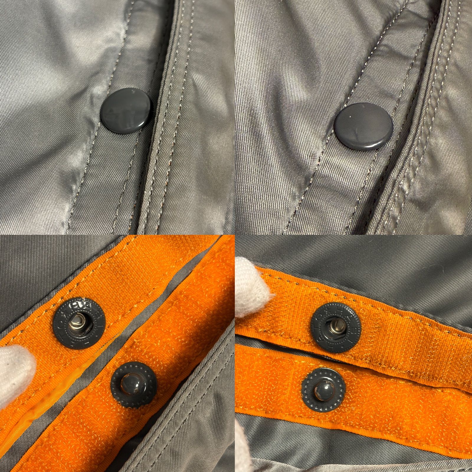 PORTER タンカー 2way シルバーグレー 旧ファスナー ビジネスバッグ