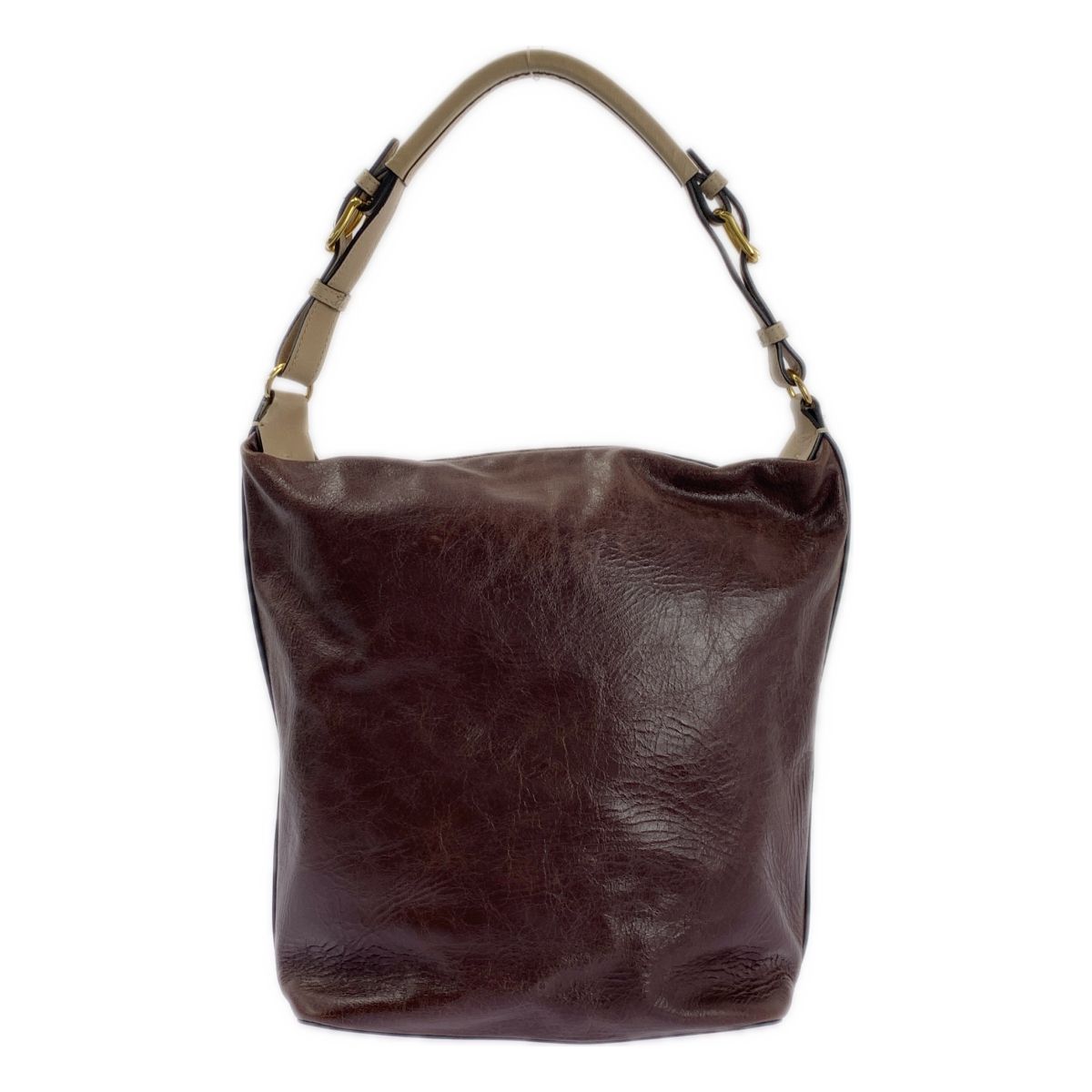 レディース MARNI / マルニ | レザー ワンショルダーバッグ | ブラウン 