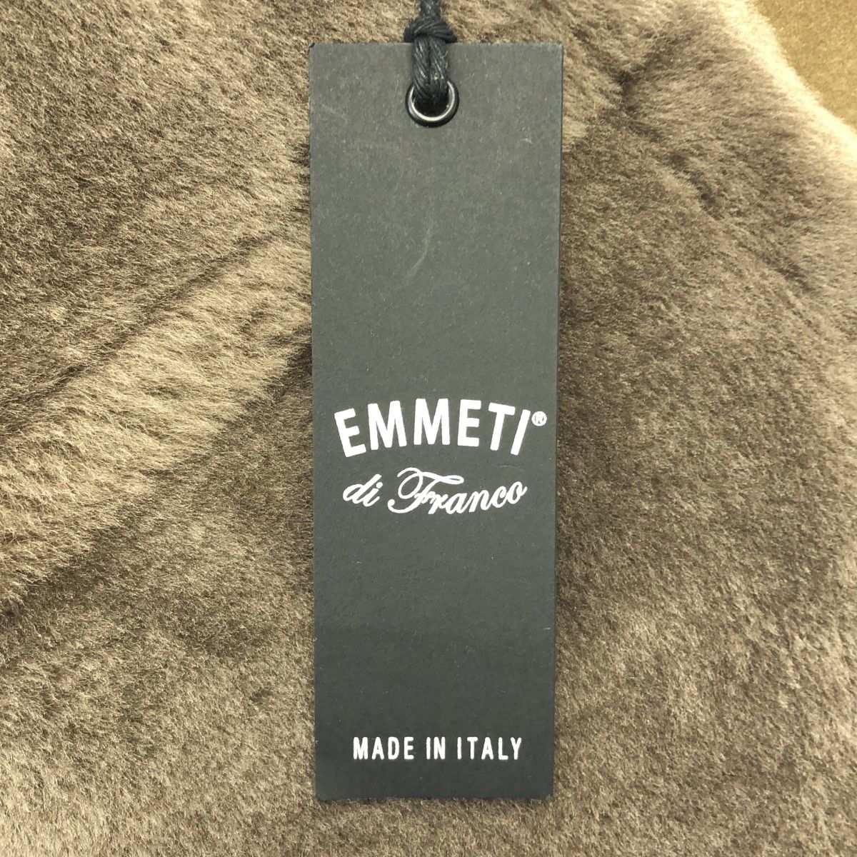美品】 EMMETI / エンメティ | ムートン レザー ファー ノーカラー