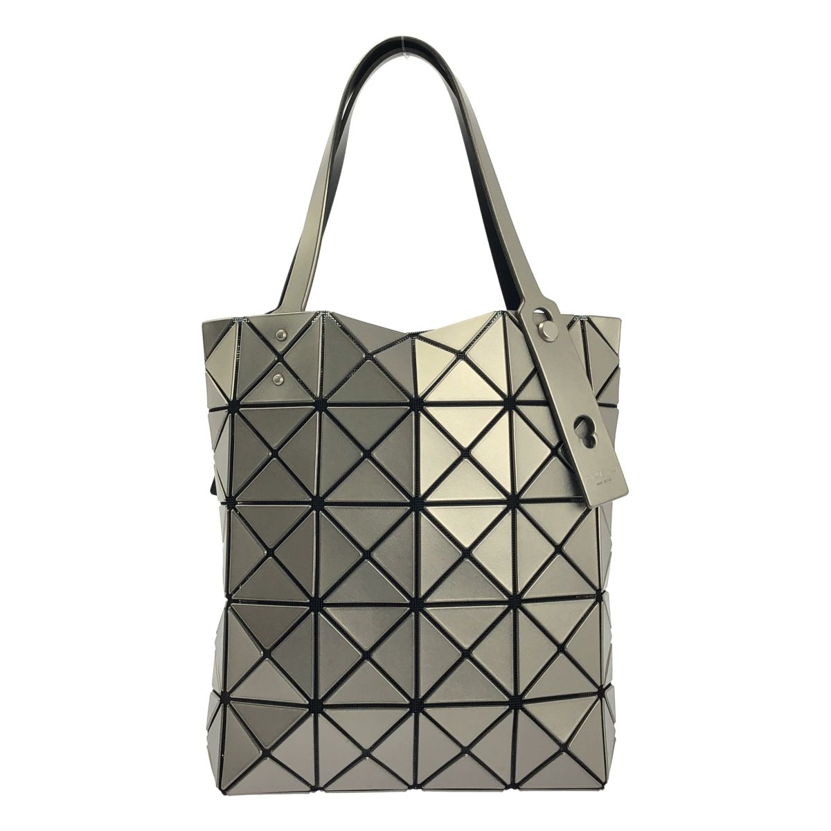 バオバオ イッセイミヤケ トートバッグ ルーセント シルバー BAO BAO ISSEY MIYAKE / バオバオイッセイミヤケ | Lucent Boxy Tote
