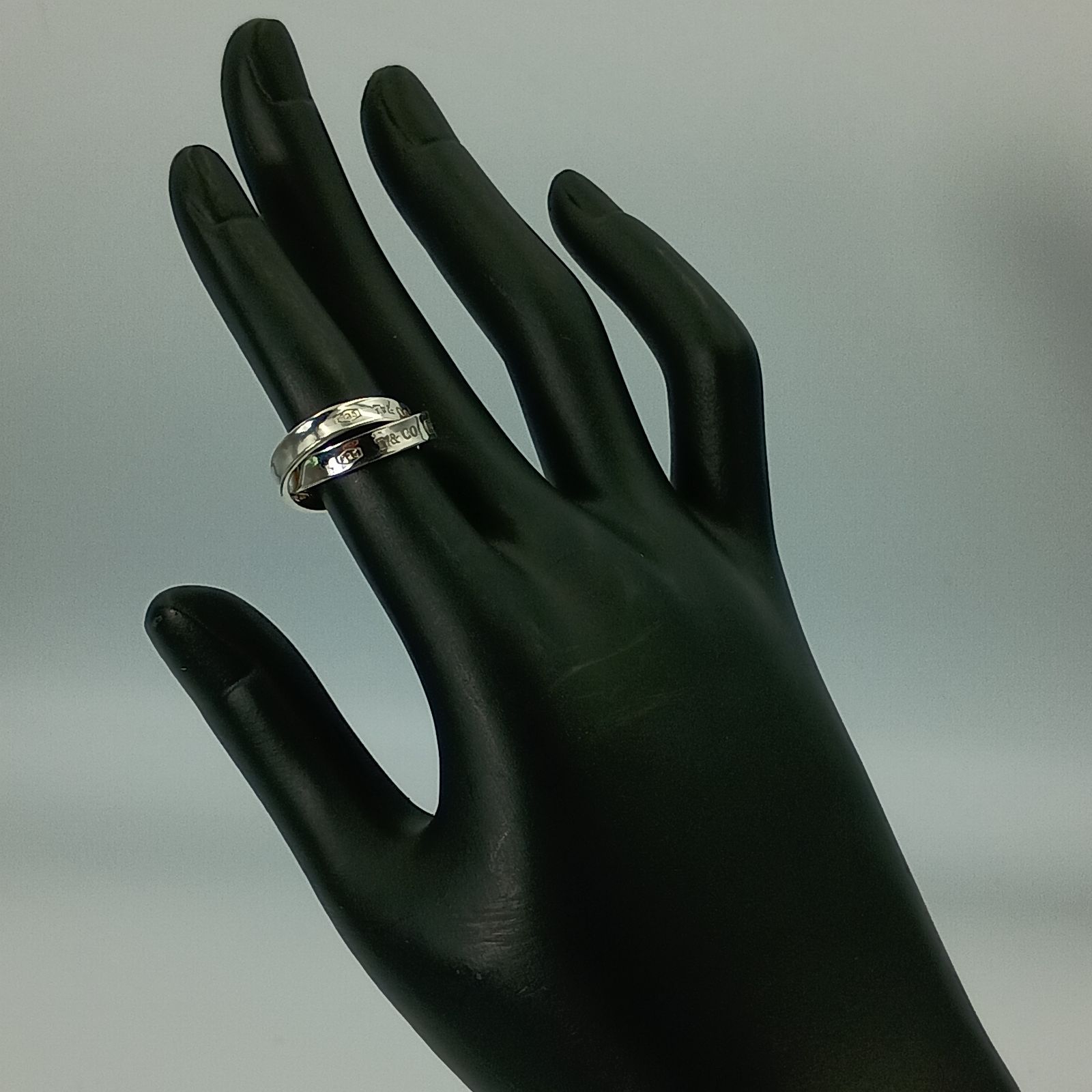 TIFFANY&Co. ティファニー 5号 1837 インターロッキング ダブル リング 