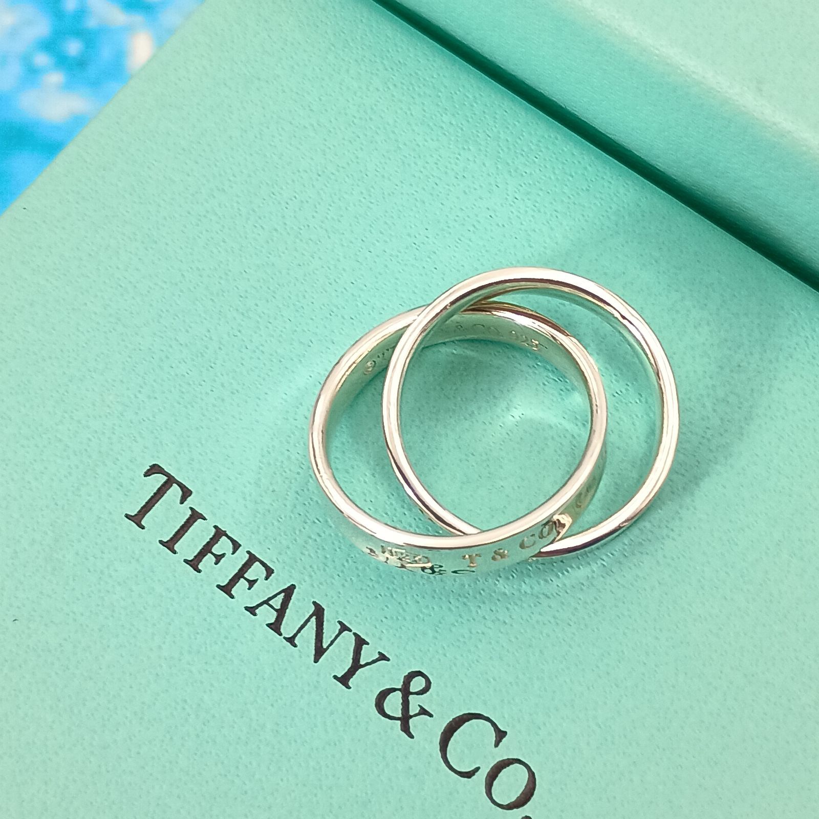 TIFFANY&Co. ティファニー 5号 1837 インターロッキング ダブル リング