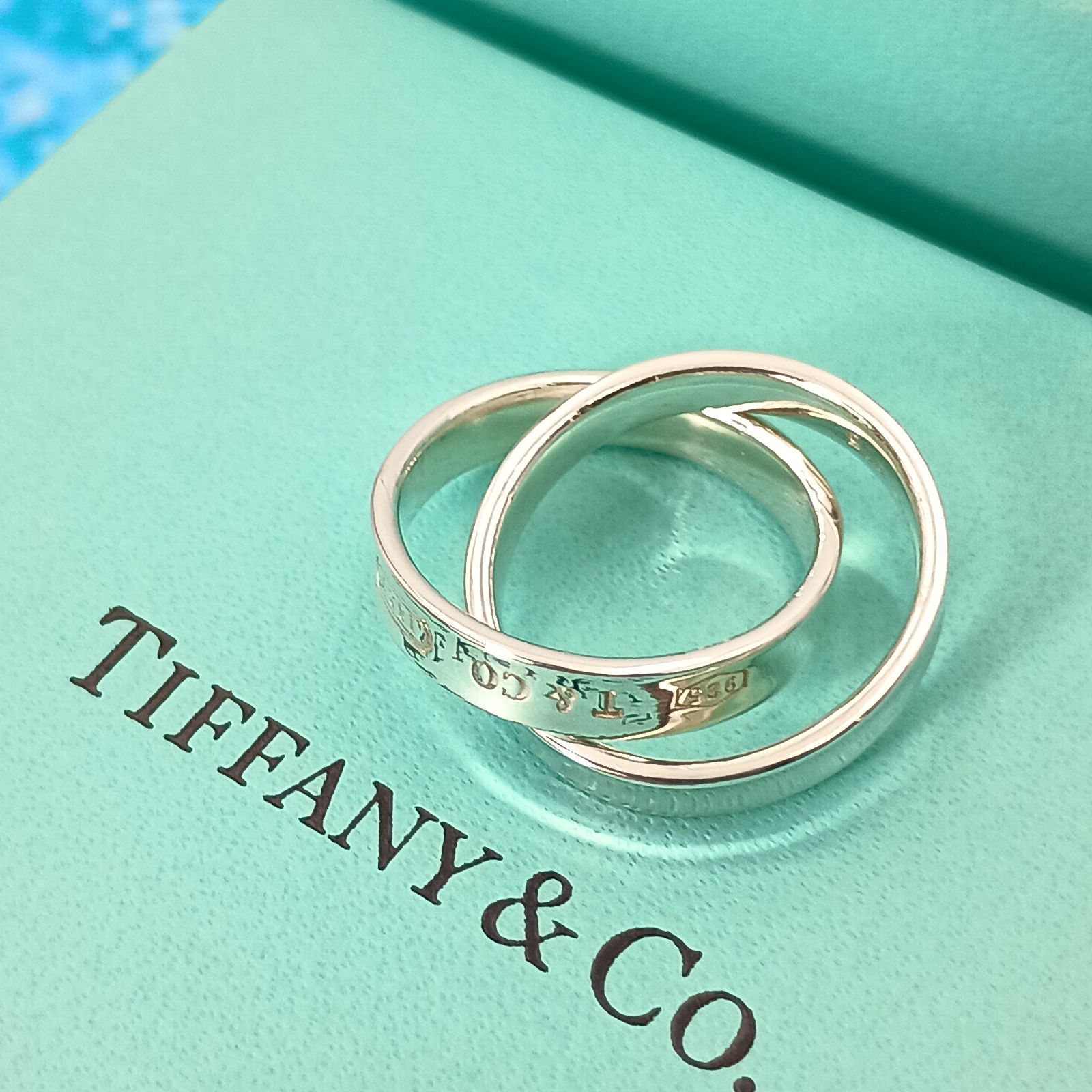 TIFFANY&Co. ティファニー 5号 1837 インターロッキング ダブル リング