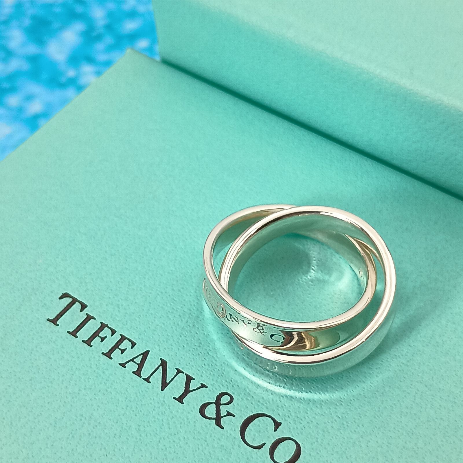 TIFFANY&Co. ティファニー 5号 1837 インターロッキング ダブル リング