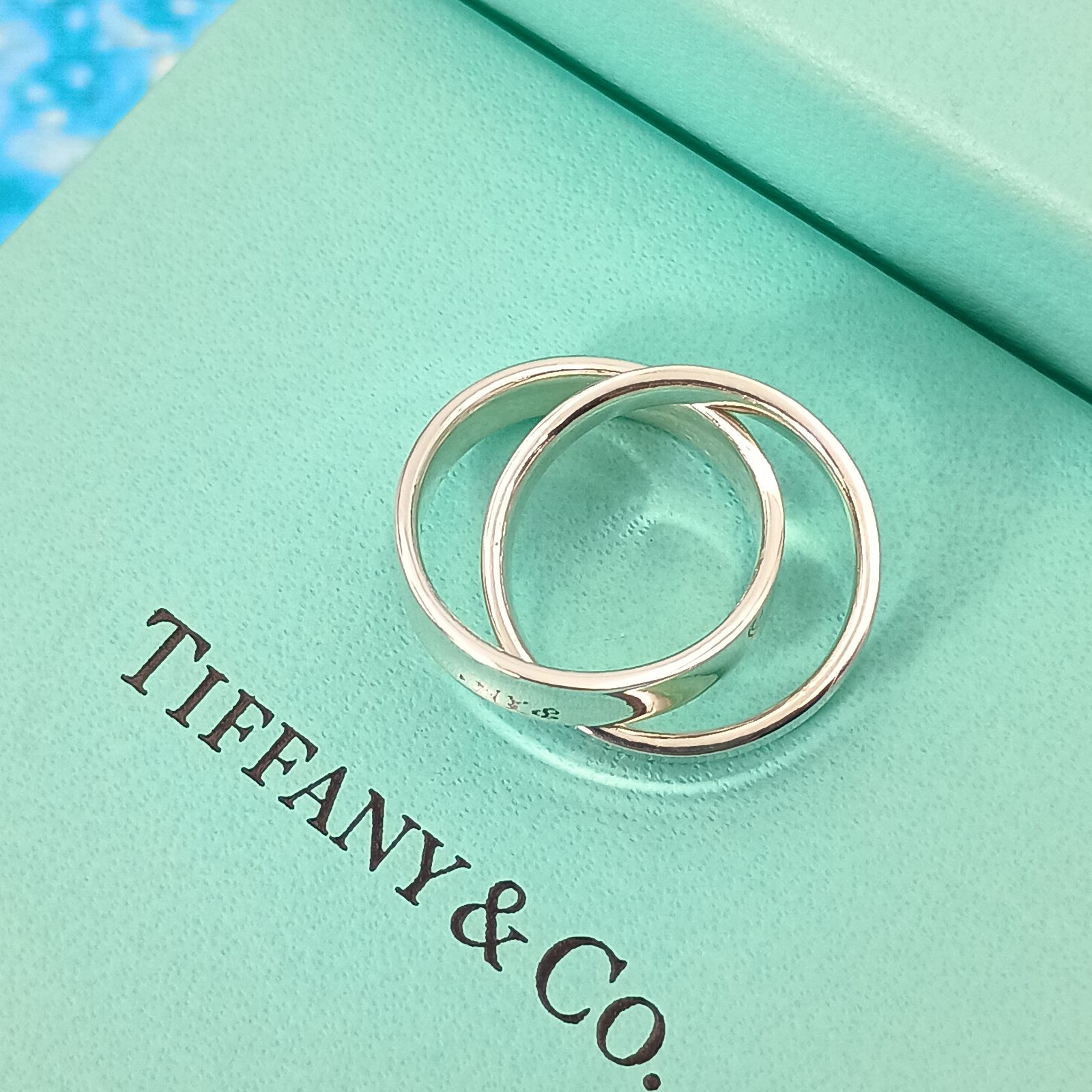TIFFANY&Co. ティファニー 5号 1837 インターロッキング ダブル リング