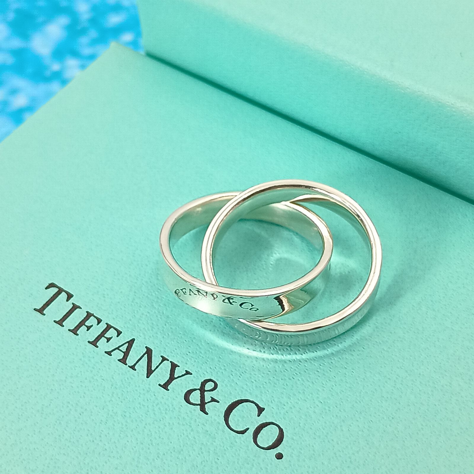 TIFFANY&Co. ティファニー 5号 1837 インターロッキング ダブル リング