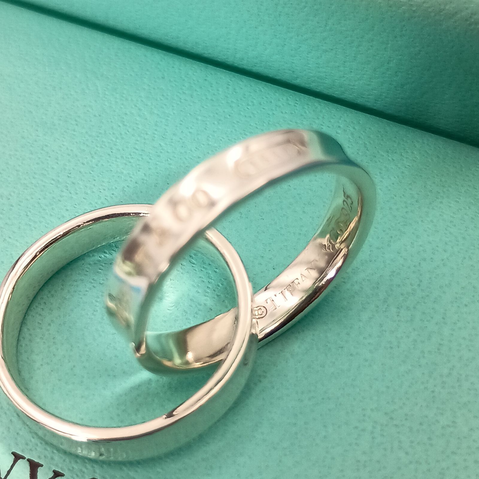 TIFFANY&Co. ティファニー 5号 1837 インターロッキング ダブル リング