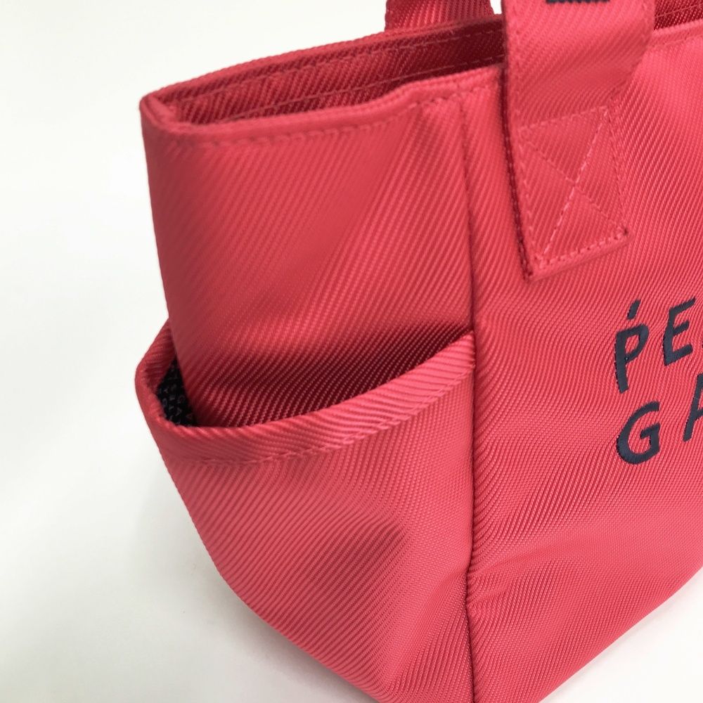 PEARLY GATES パーリーゲイツ  カートバッグ ニコちゃん  ピンク系  [240101649739] ゴルフウェア ストスト PEARLY GATES パーリーゲイツ カートバッグ ニコちゃん ピンク系