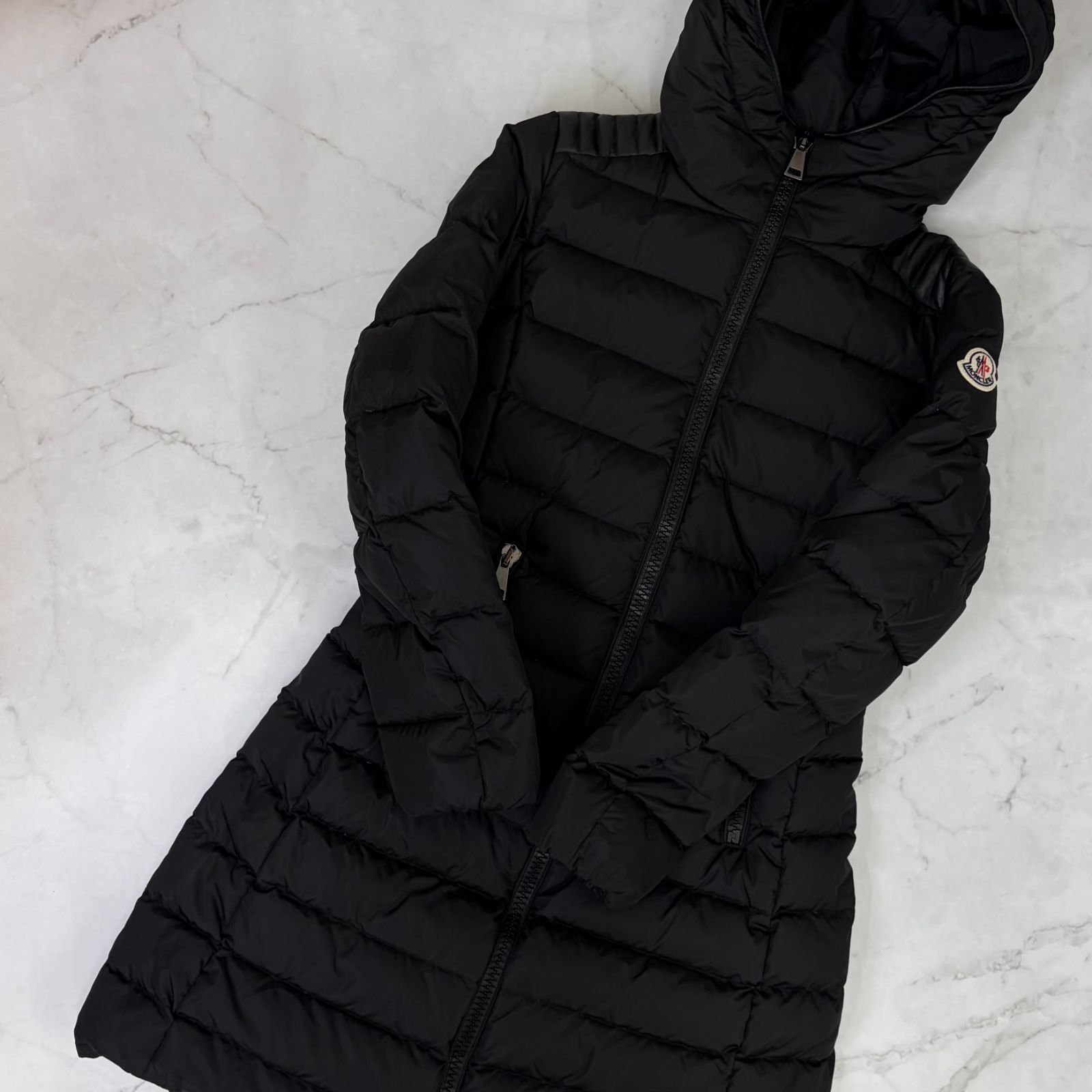 鑑定済み【 美品 】モンクレール TALEVロングダウンコート サイズ0 (S 
