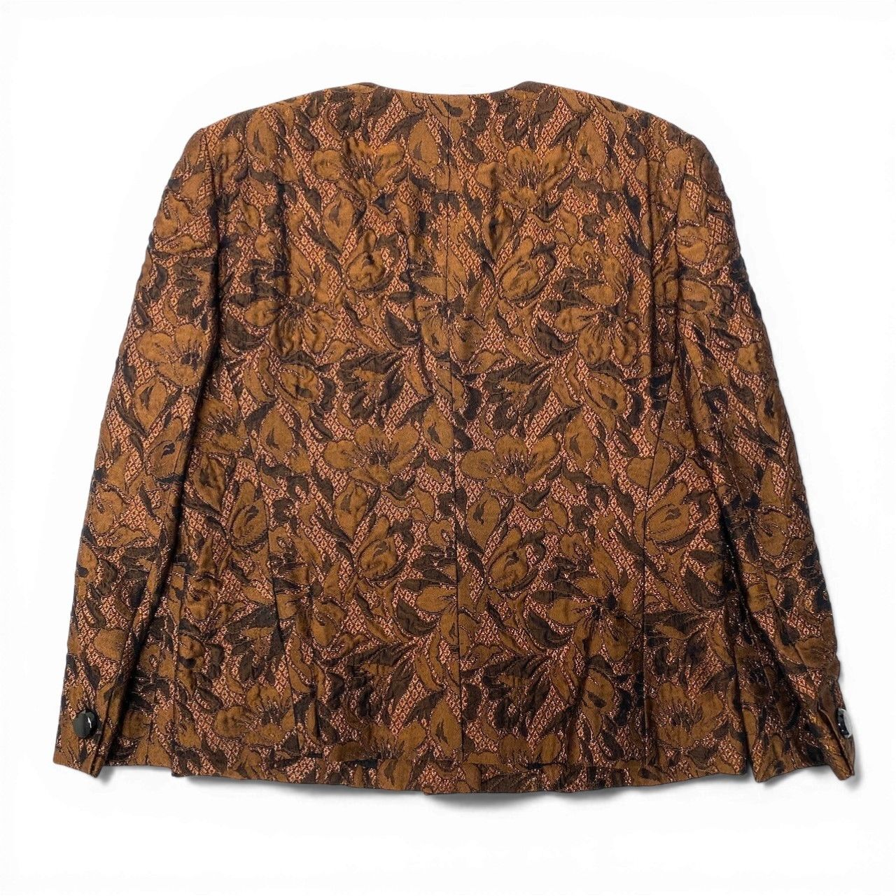 48c18 GIVENCHY ジバンシー Vintage ノーカラージャケット スクエア