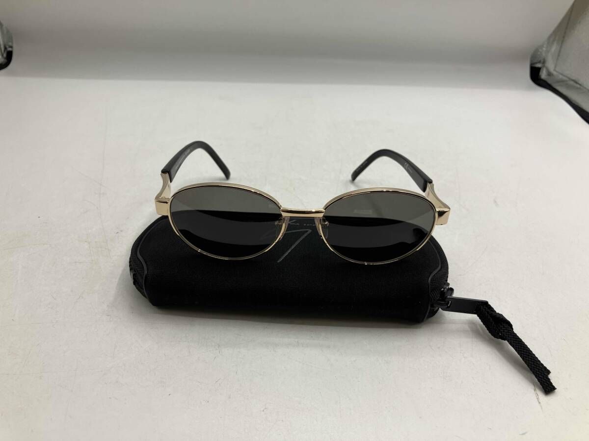 YOHJI YAMAMOTO ヨージヤマモト サングラス 52-5203ゴールド&ブラック 