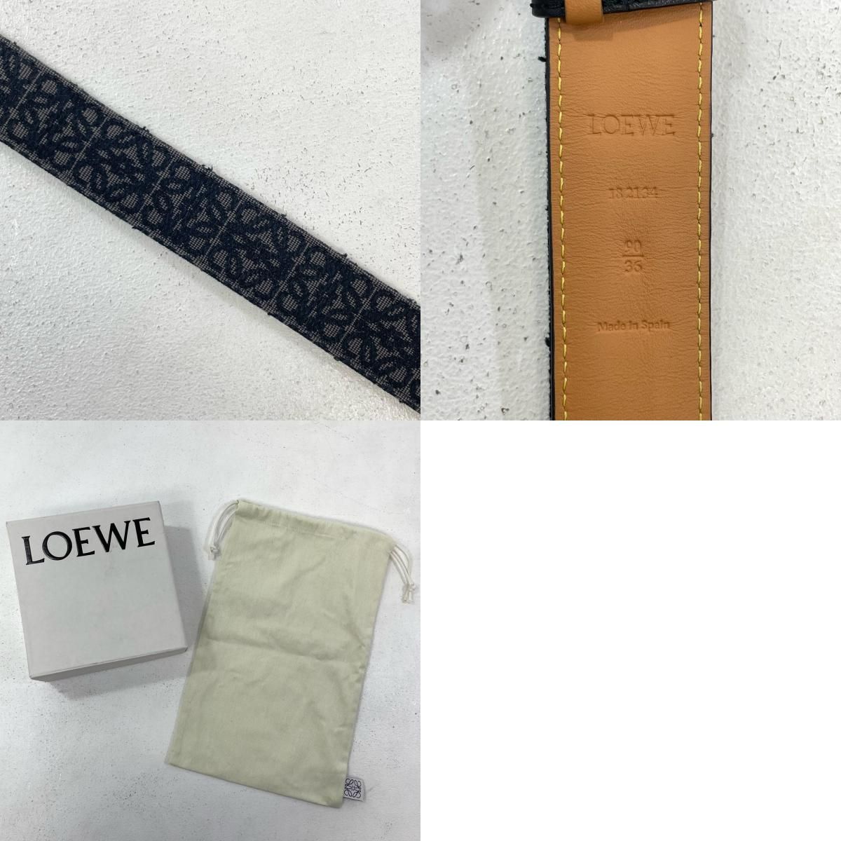 【中古】LOEWE | ロエベ アナグラム ベルト ブラック【尾張小牧店】 中古】LOEWE | ロエベ アナグラム ベルト ブラック【尾張小牧店