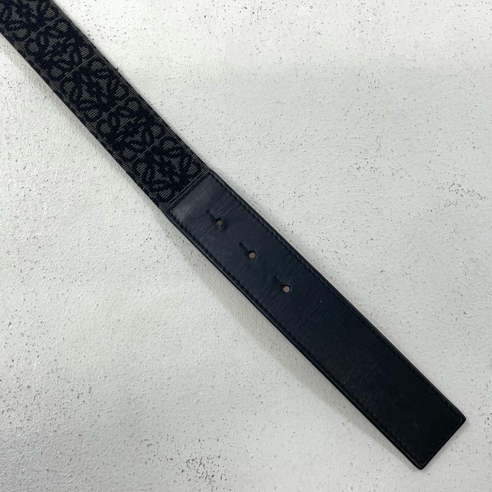 【中古】LOEWE | ロエベ アナグラム ベルト ブラック【尾張小牧店】 中古】LOEWE | ロエベ アナグラム ベルト ブラック【尾張小牧店