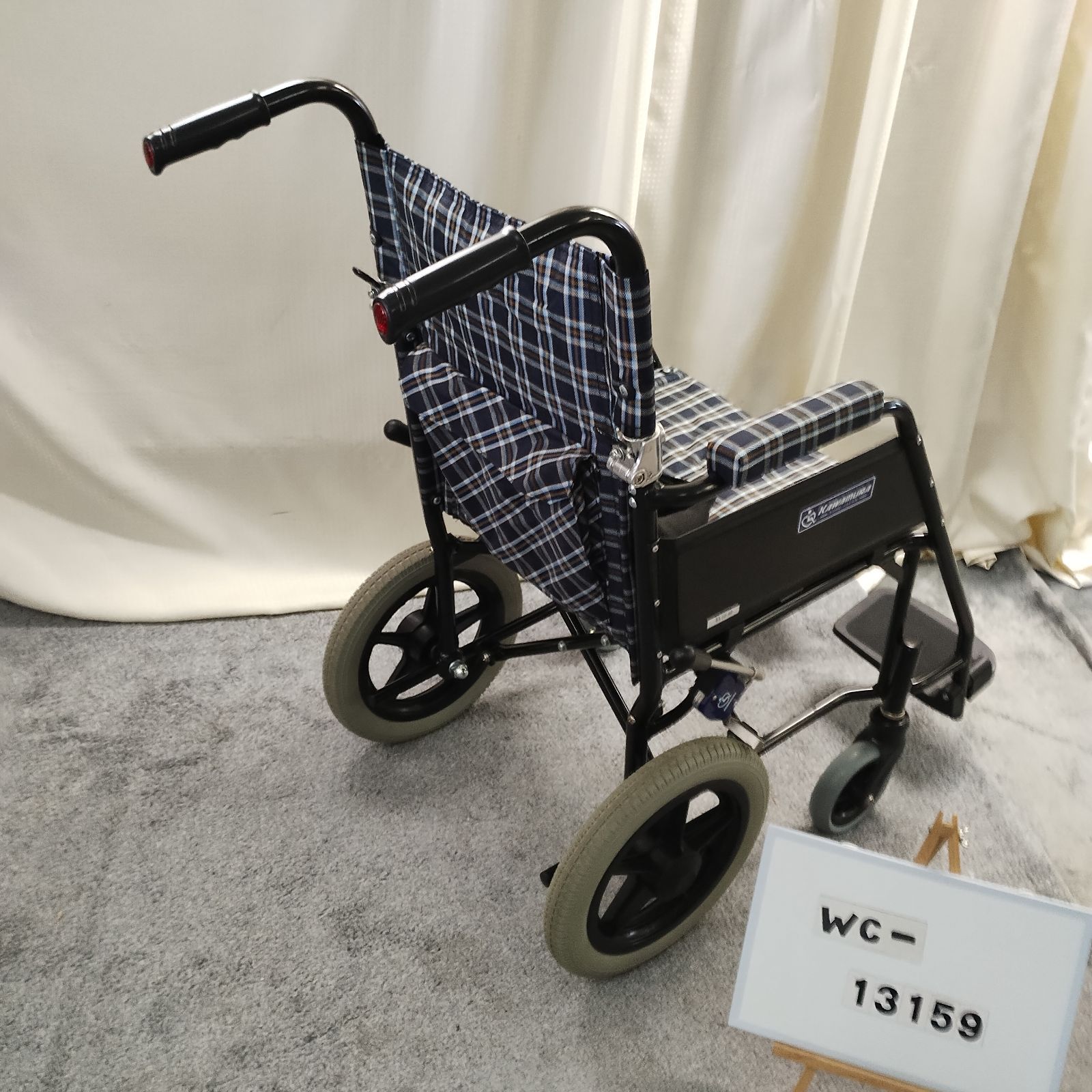 カワムラ 車椅子 KL-40 WC-13159) カワムラサイクル KL12-40 基本タイプ 介ブレ無し