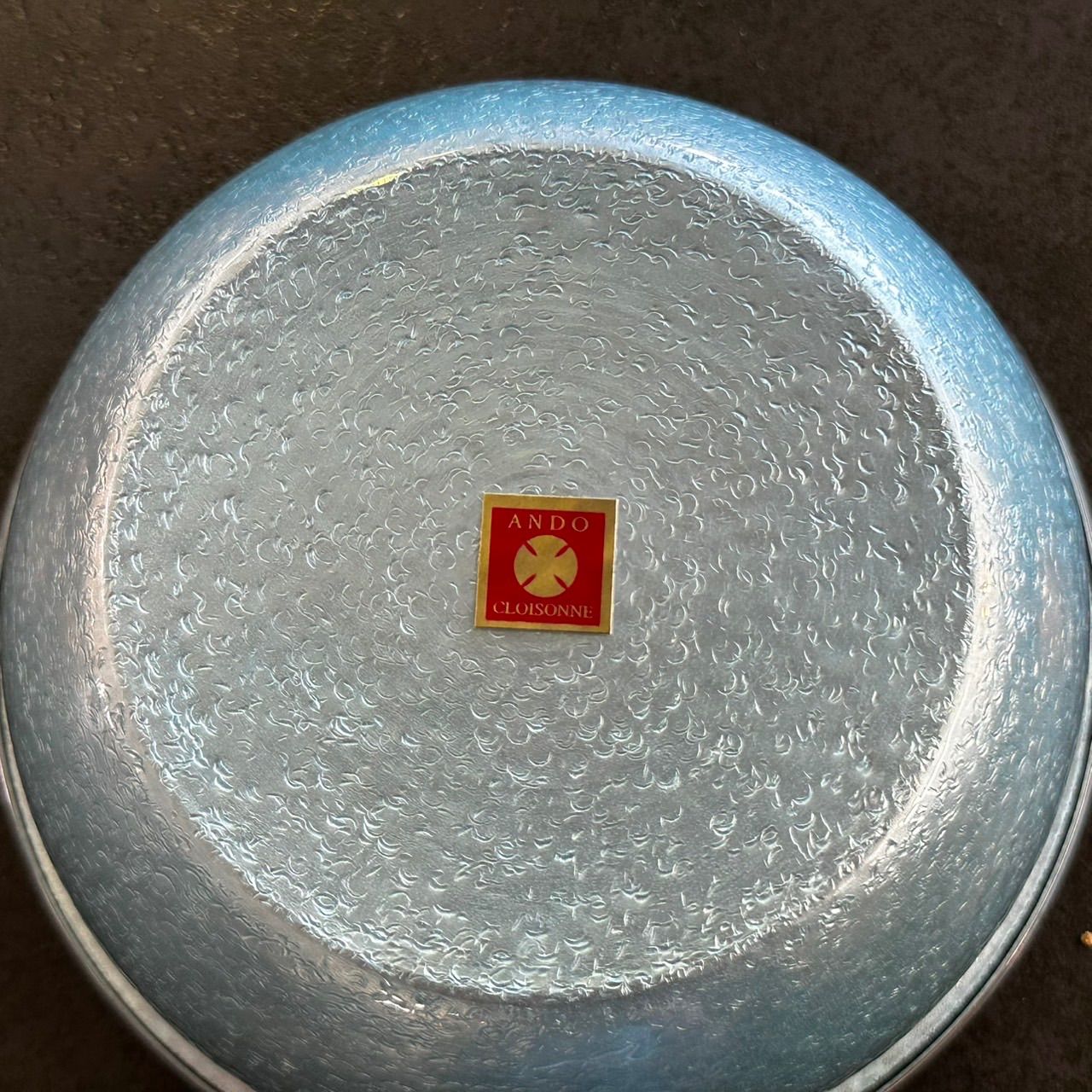 未使用品】銀彩ボンボニエール ANDO CLOISONNE 安藤七宝店 七宝焼