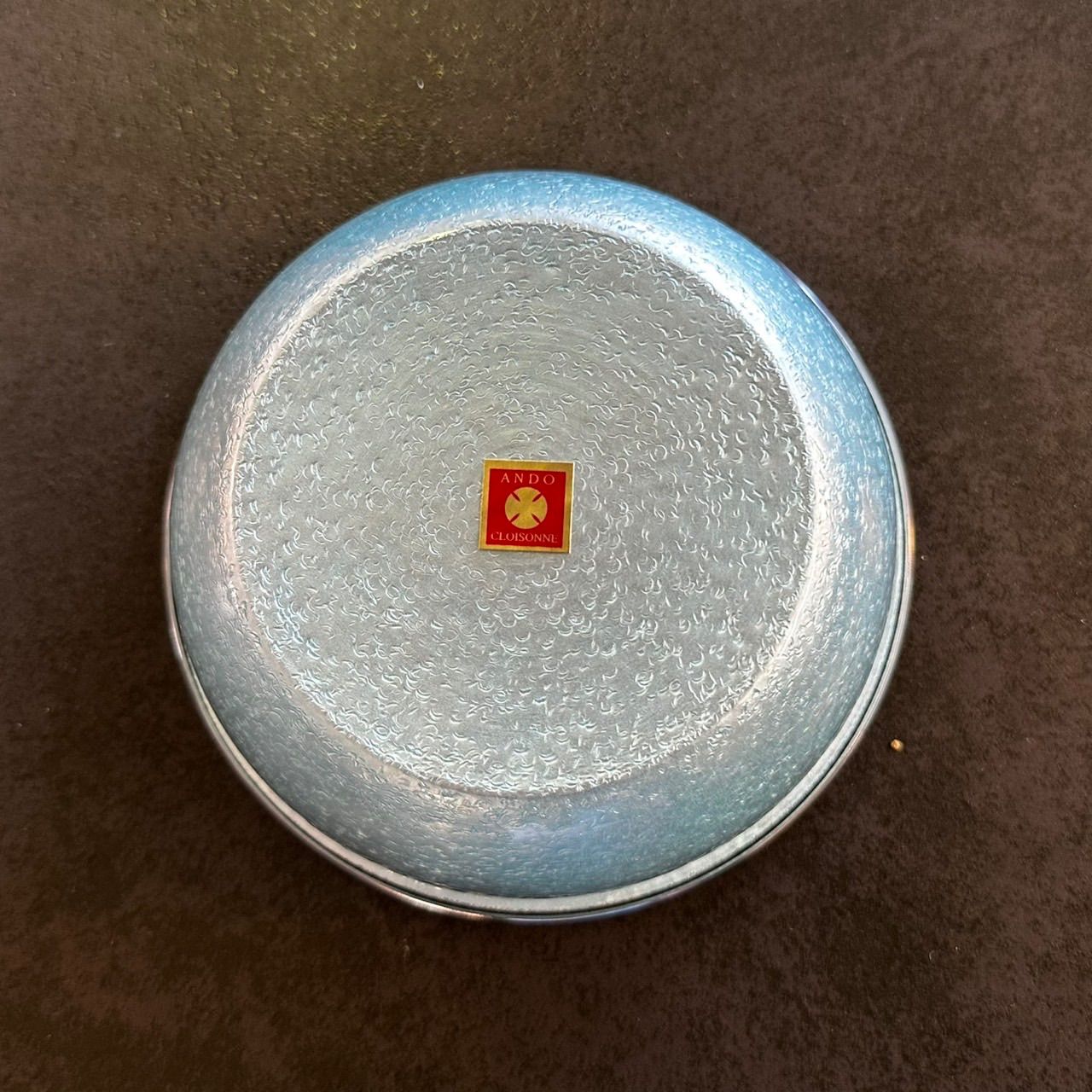 未使用品】銀彩ボンボニエール ANDO CLOISONNE 安藤七宝店 七宝焼