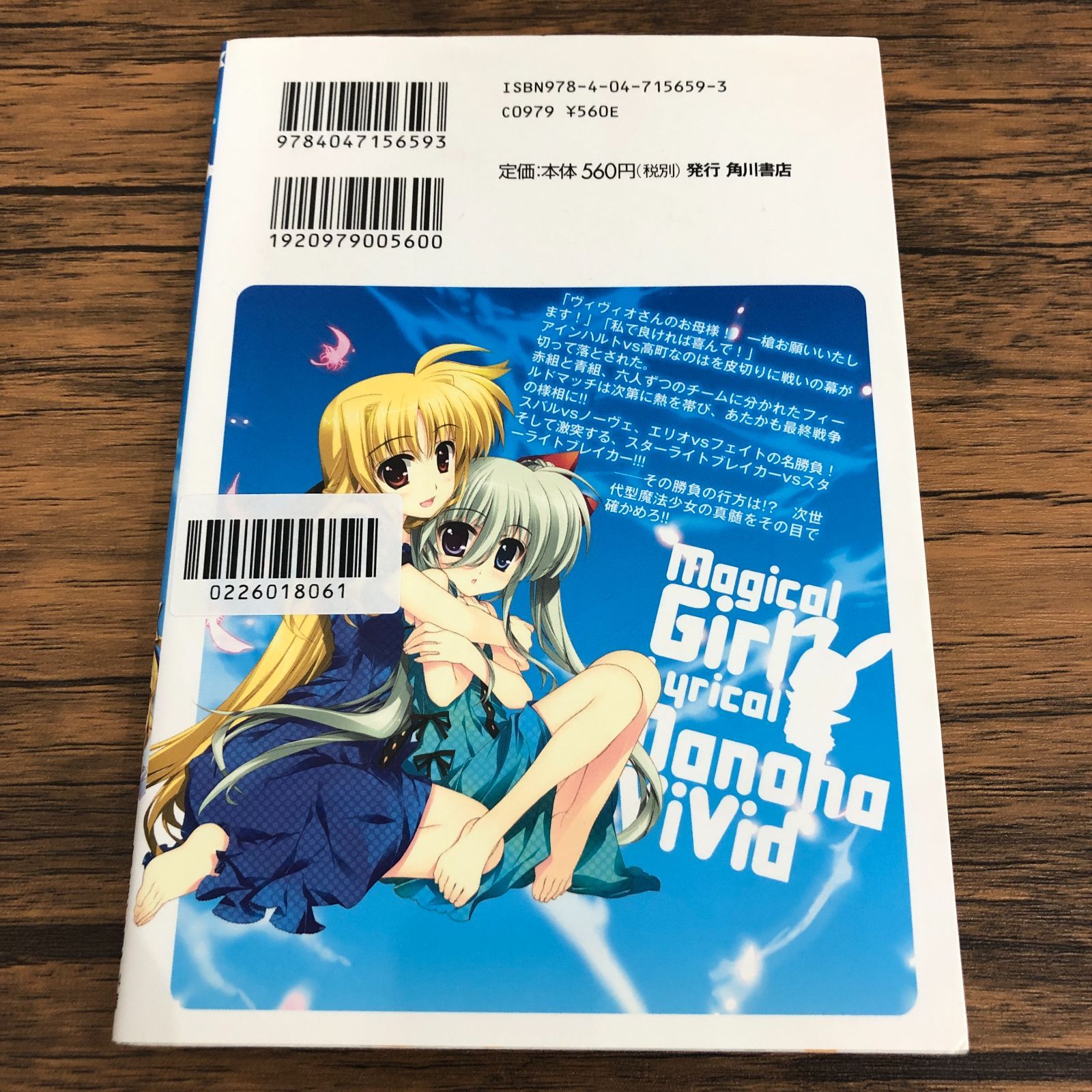 魔法少女リリカルなのはViVid 3巻/アニメイト特典イラストペーパー付
